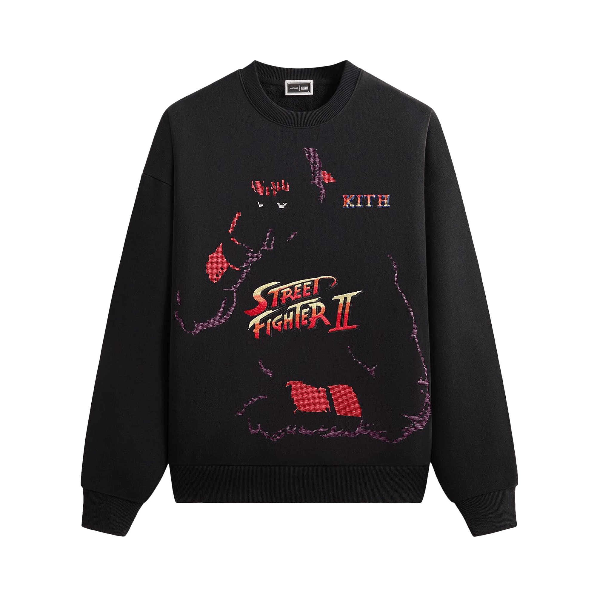 Kith x Capcom Ryu Vintage Nelson Crewneck 'Black'