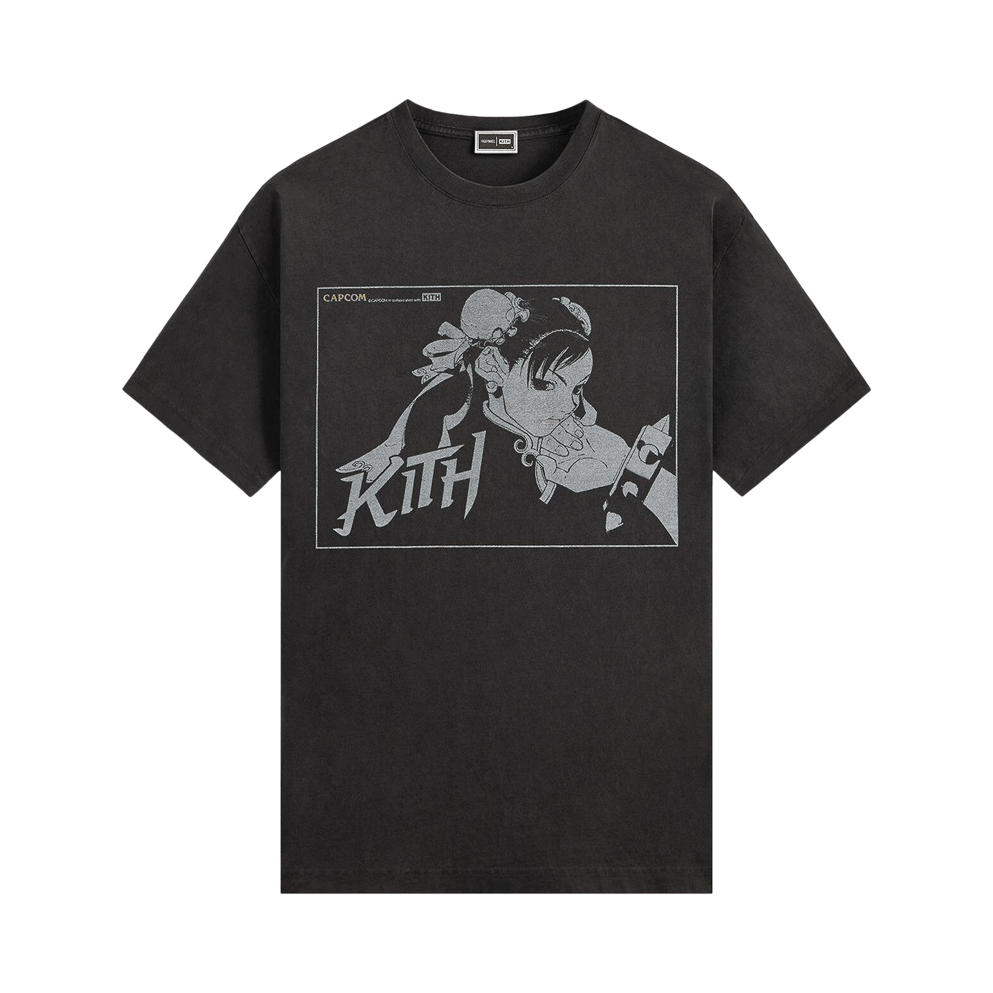 Kith x Capcom Chun Li Vintage Tee 'Black'