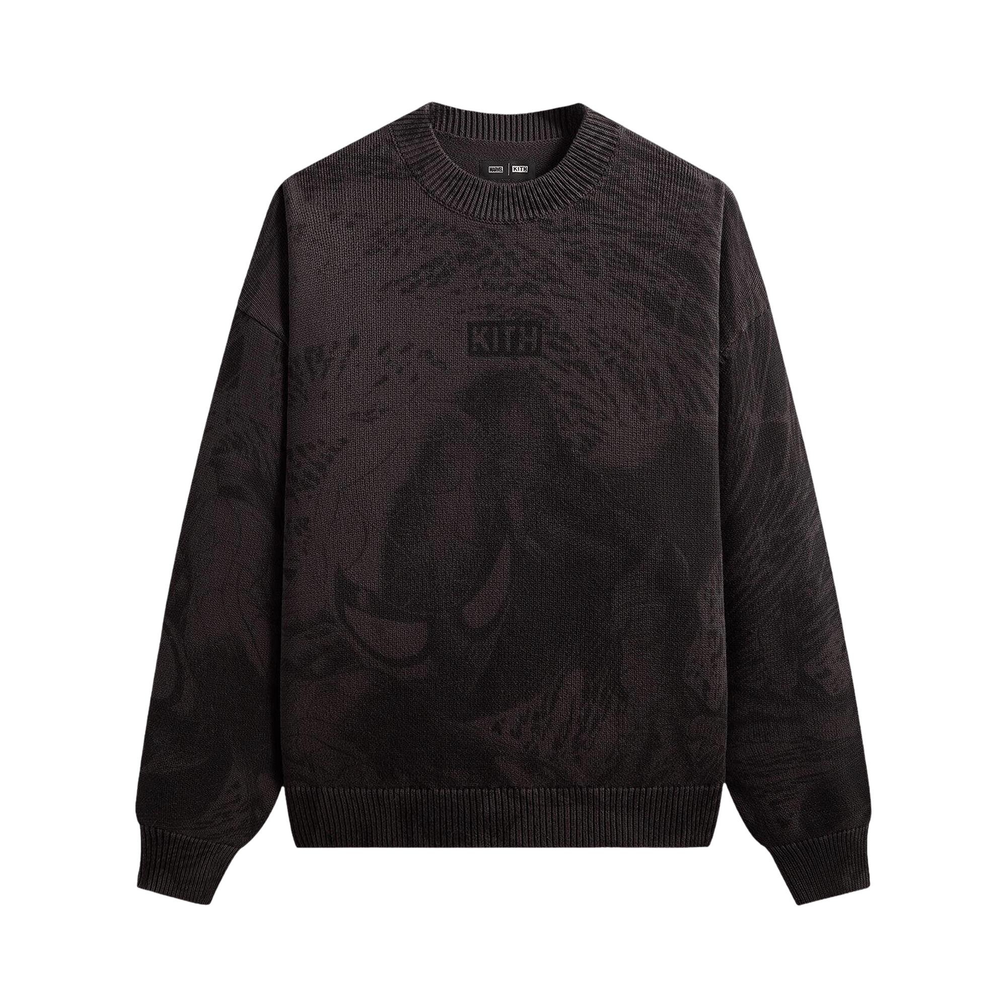 Kith x Marvel Spiderman Crewneck Sweater 'Carbon'