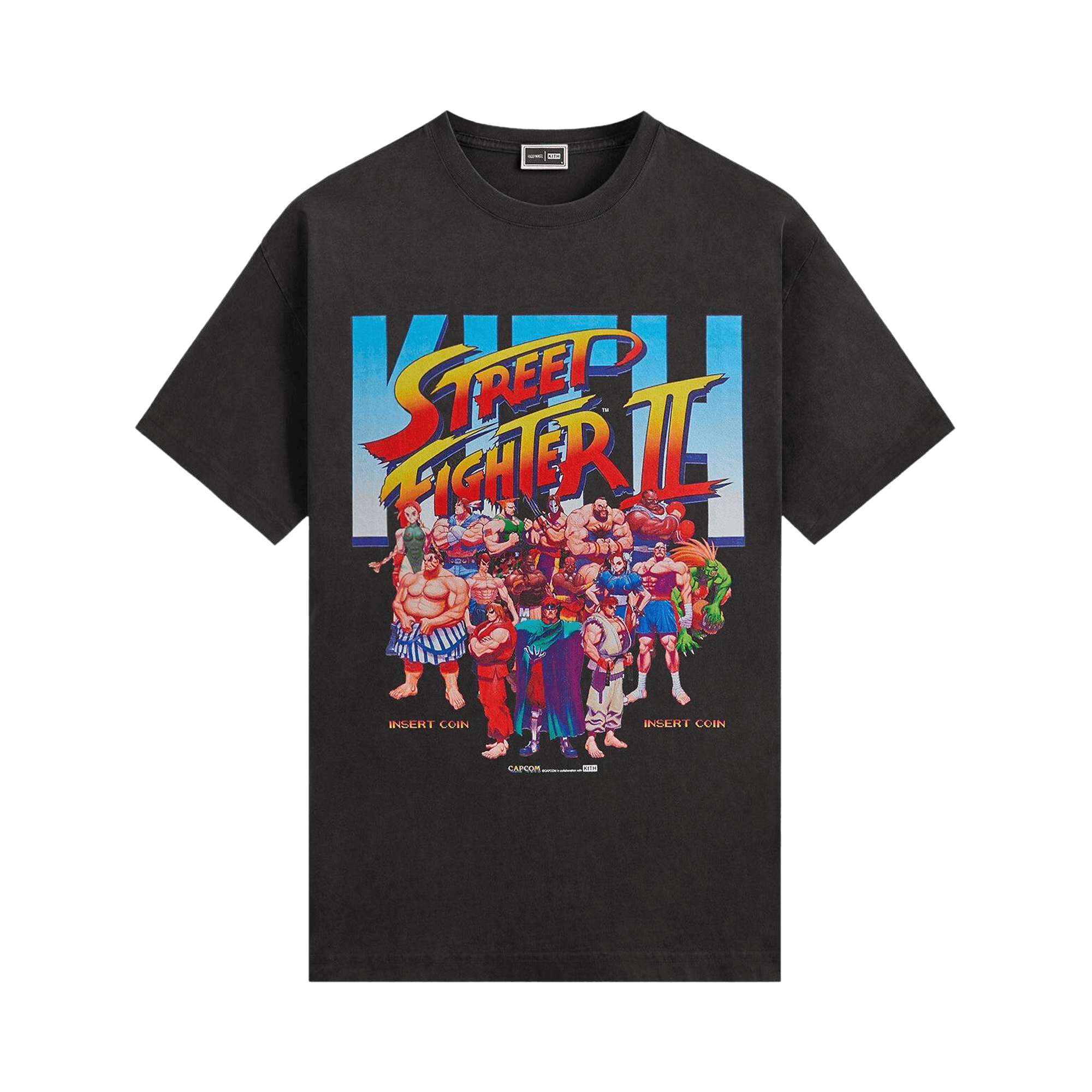 Kith x Capcom Super Street Fighter Vintage Tee 'Black'