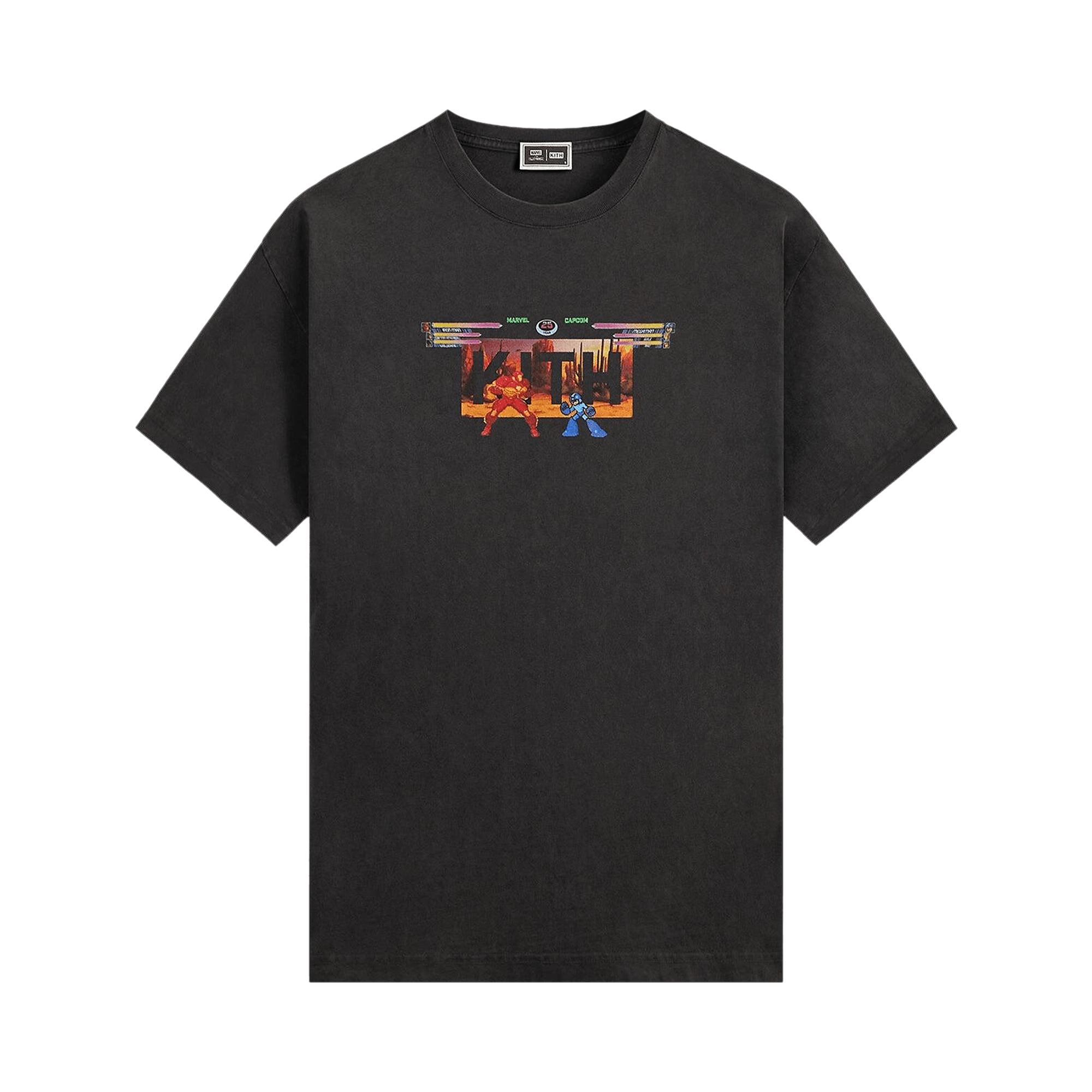Kith x Marvel vs. Capcom Desert Vintage Tee 'Black'