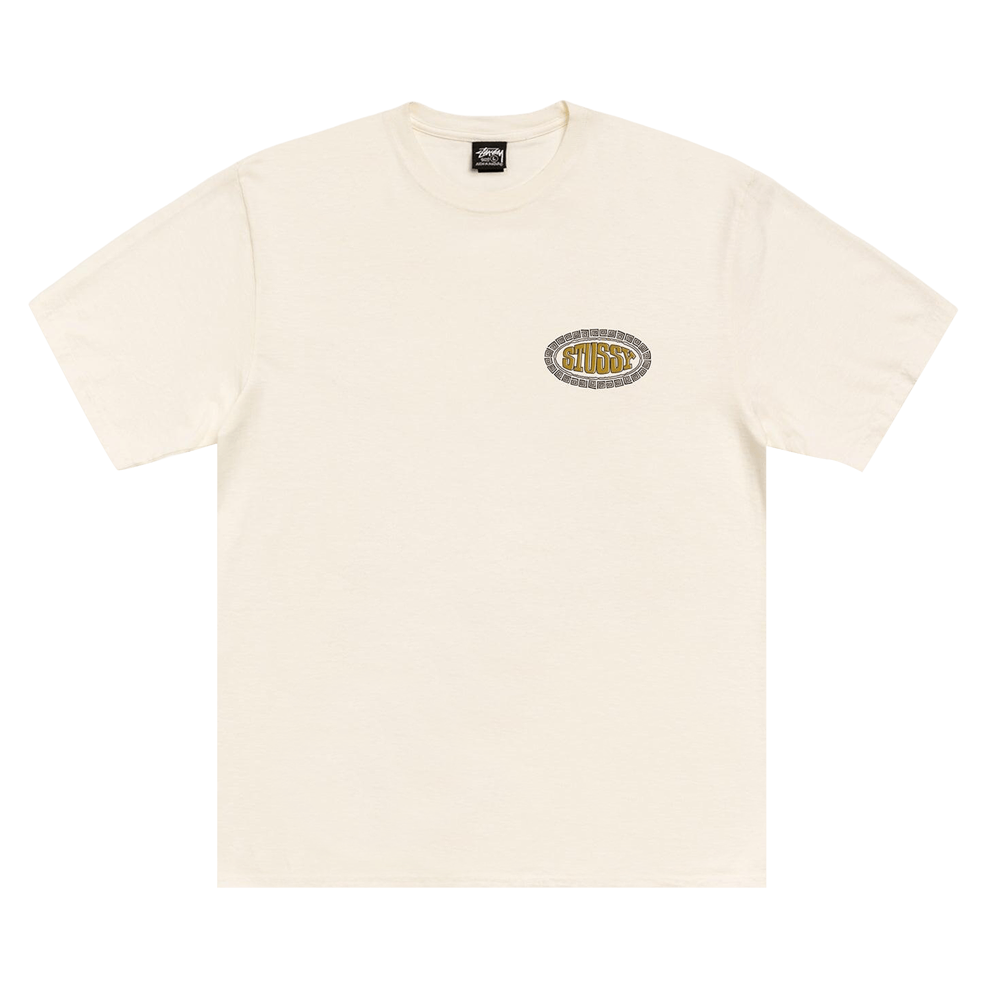 Stussy Tile Oval Tee Pigment Dyed 'Ivory'