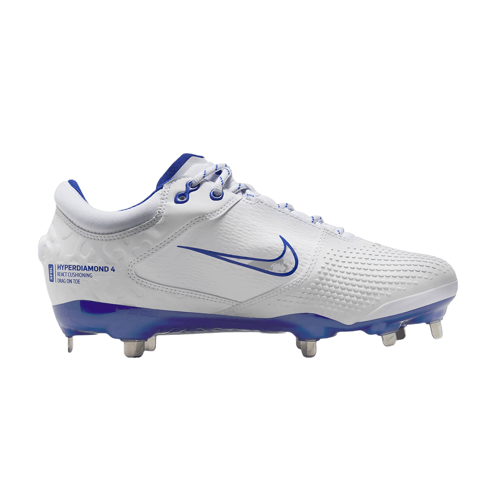 Nike Wmns Hyperdiamond 4 Elite  'White/Pure Platinum/Hyper Royal'