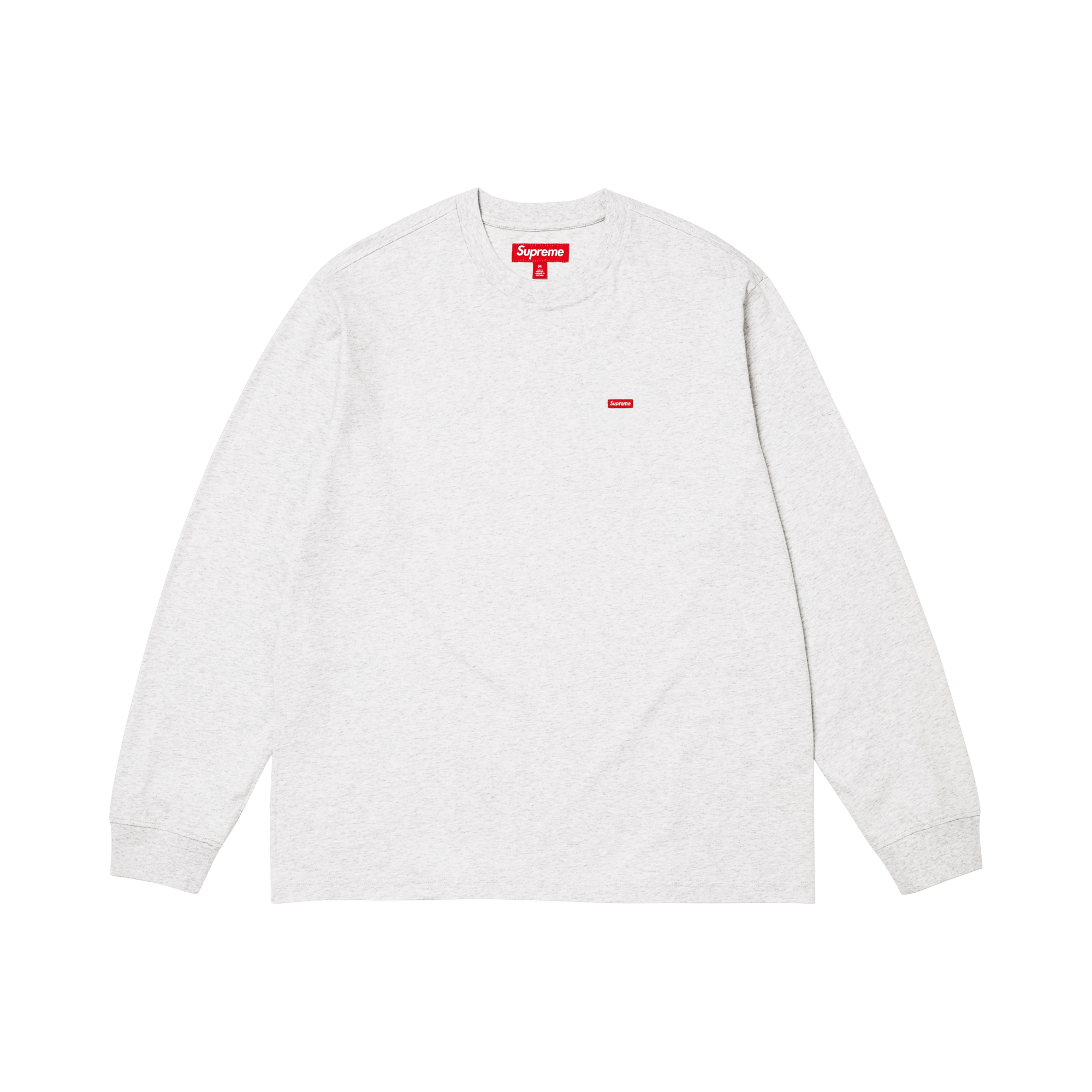 Supreme Small Box Long-Sleeve Tee 'Ash Grey'