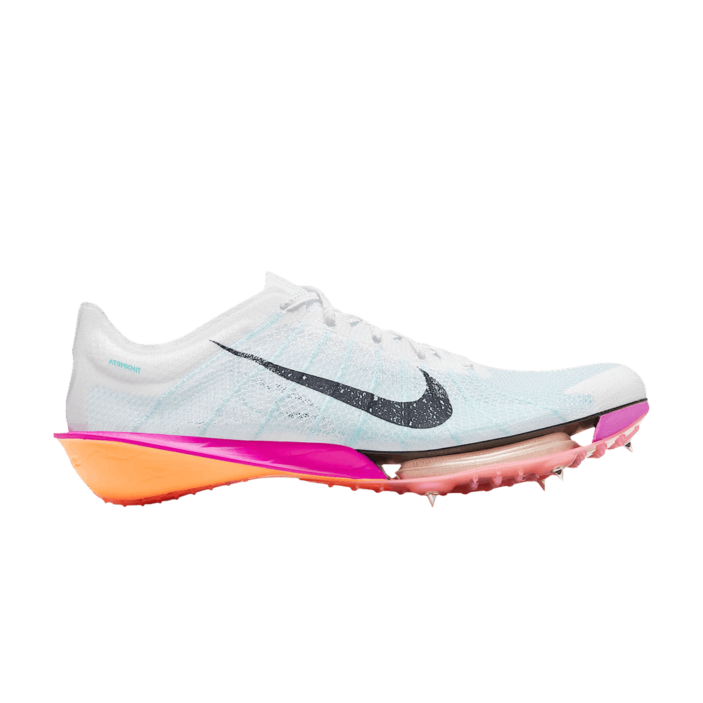 Scarpe Unisex Nike Victory 2 – Chiodi Per Corsa Su Pista, Piastra In Carbonio E Air Zoom, Colore Bianco/Bright Spruce