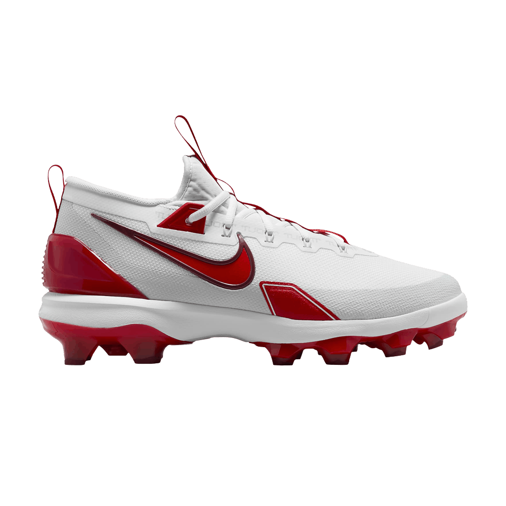 Nike Force Trout 9 Elite MCS 'White/Pure Platinum/Team Red/University Red'