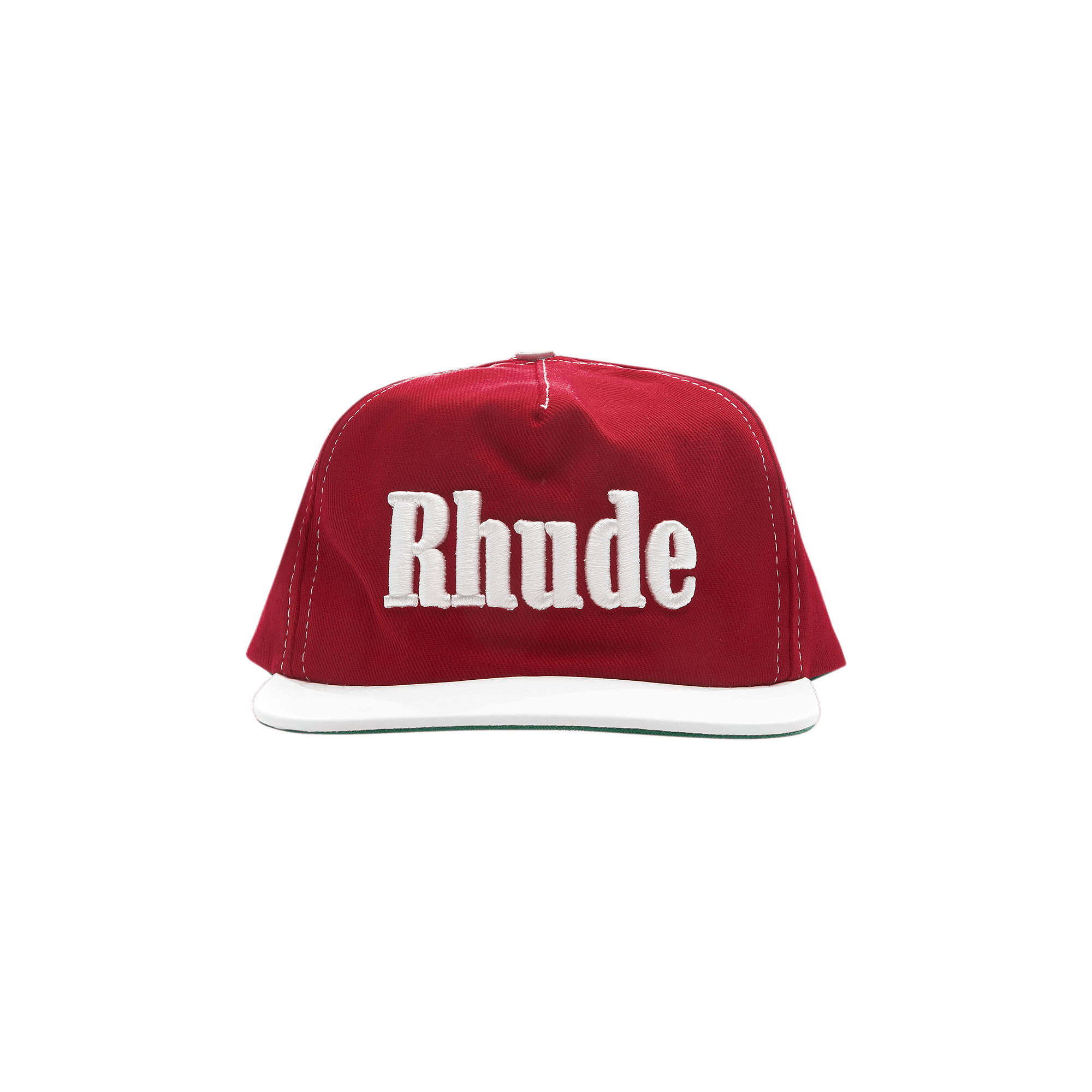 Rhude Contrast Logo Hat 'Red/White'