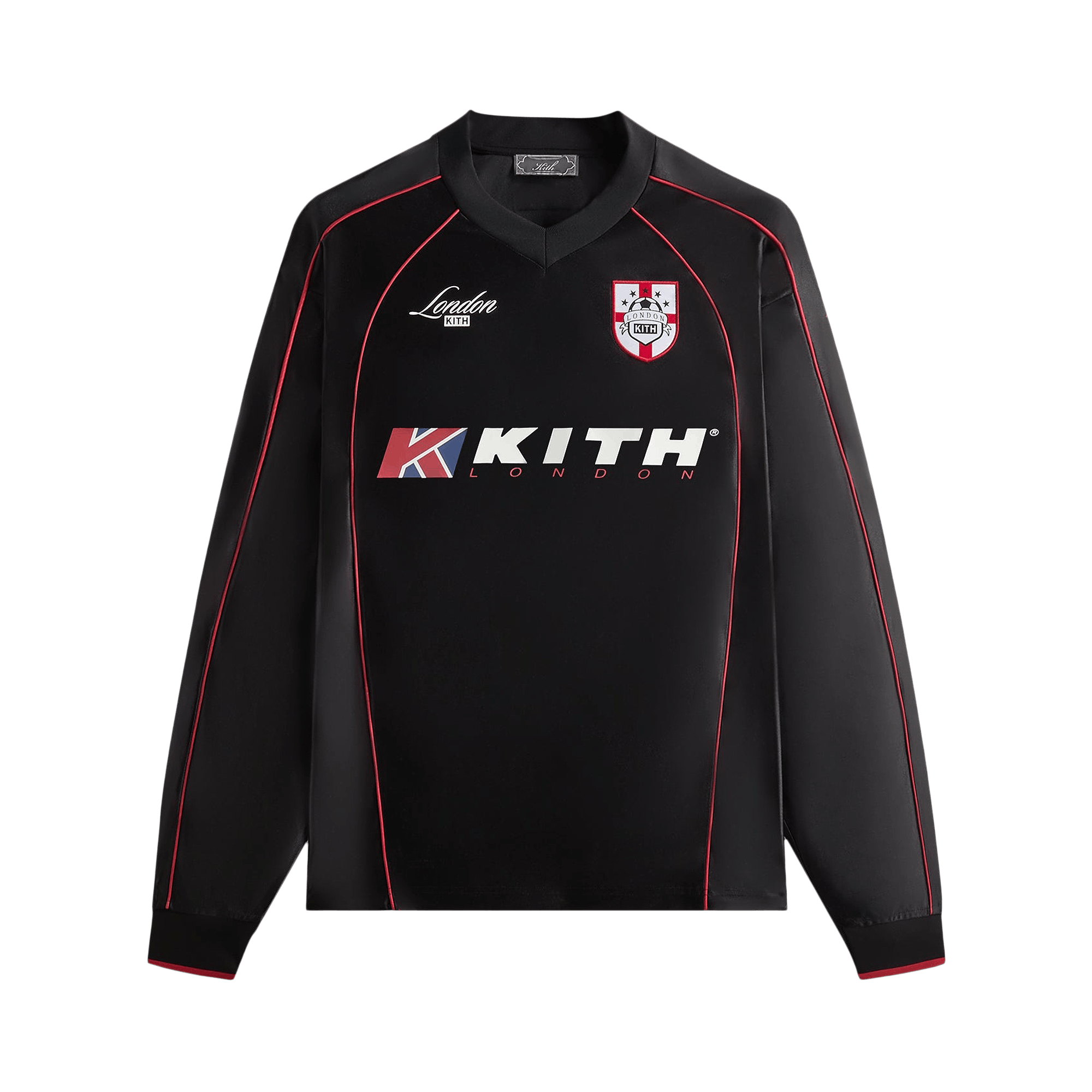 Kith London Long Sleeve Agu Soccer Jersey 'Black'
