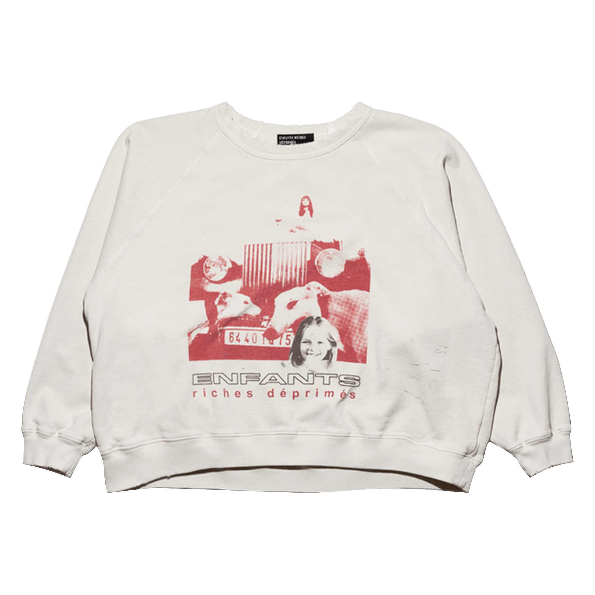 Enfants Riches Déprimés Incandescent Raglan Sweatshirt 'Dirty White'