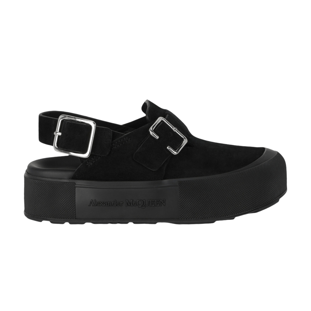 Alexander McQueen New Micmac Clog 'Black Silver'