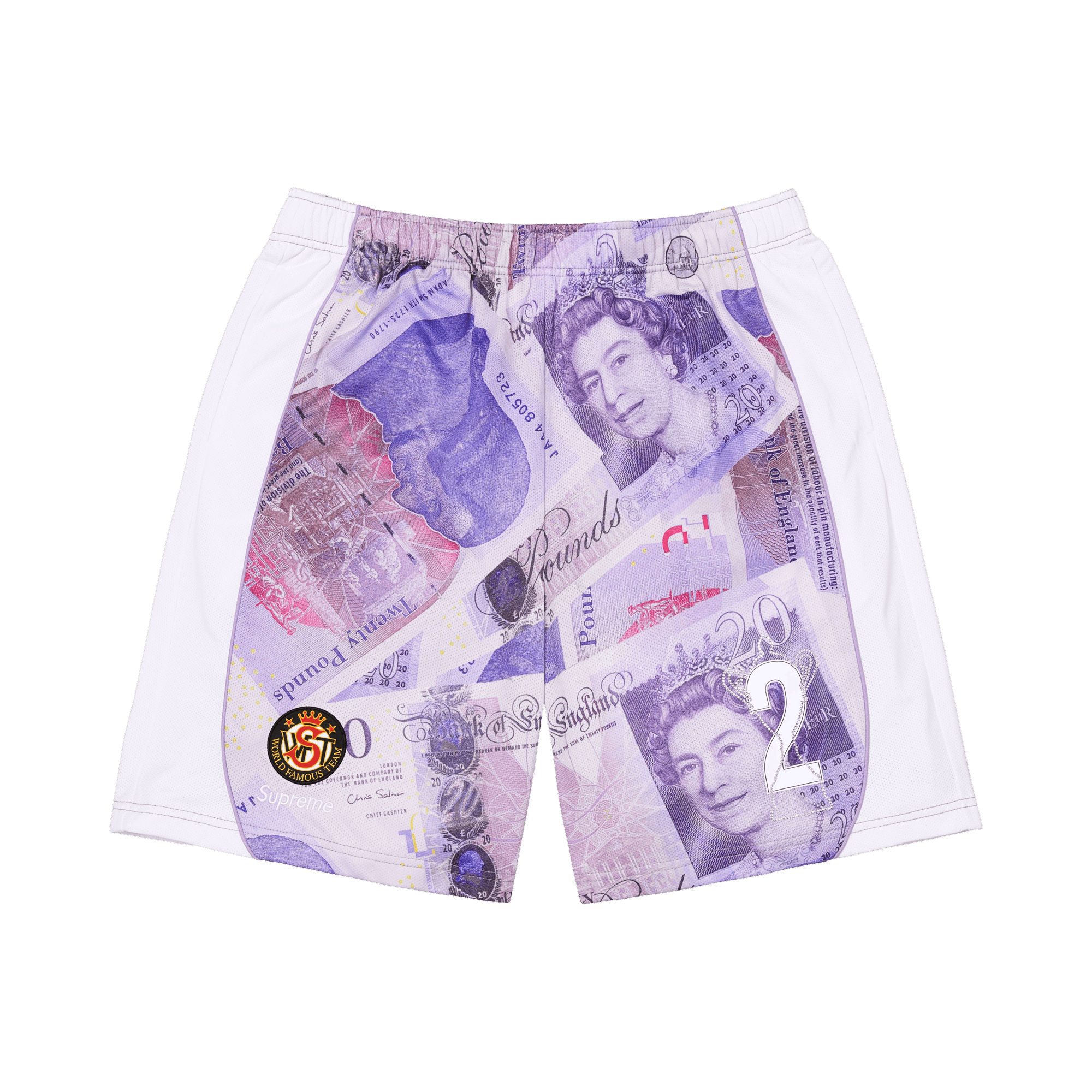 Supreme Pounds Soccer Short 'White'
