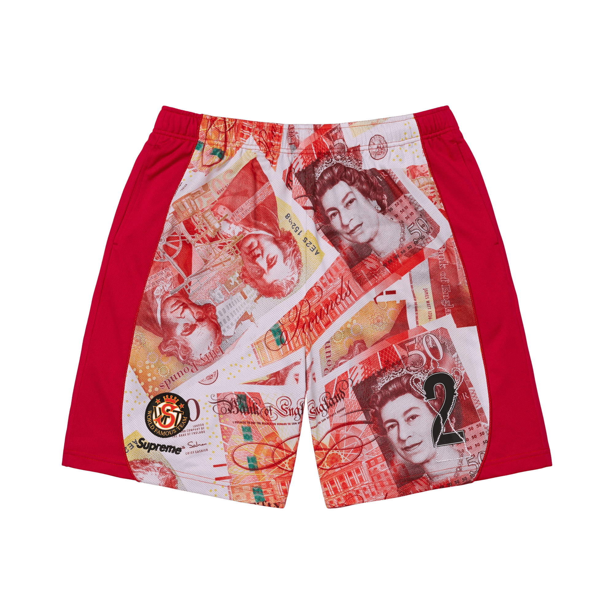 Supreme Pounds Soccer Short 'Red'