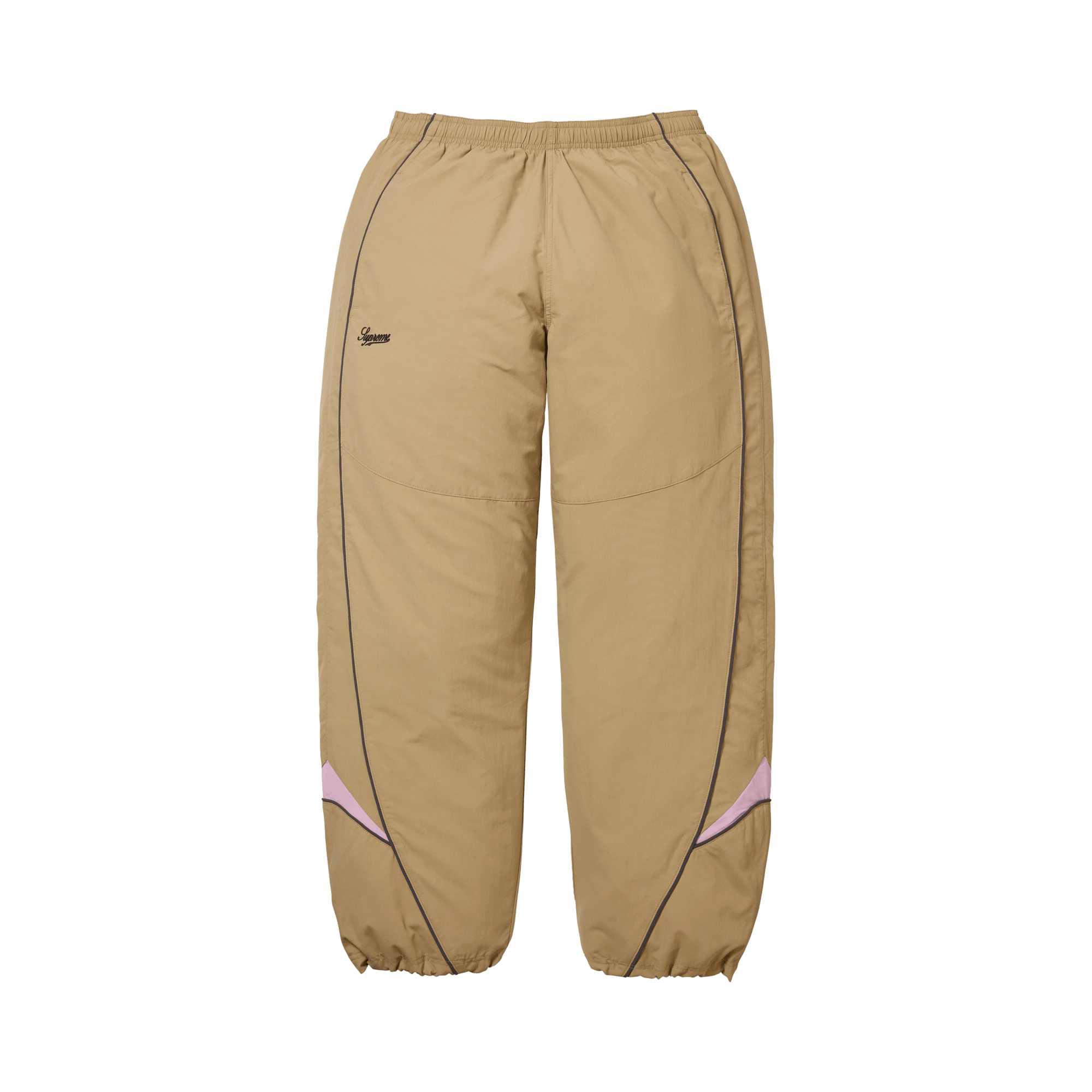 Supreme Contrast Piping Track Pant 'Tan'