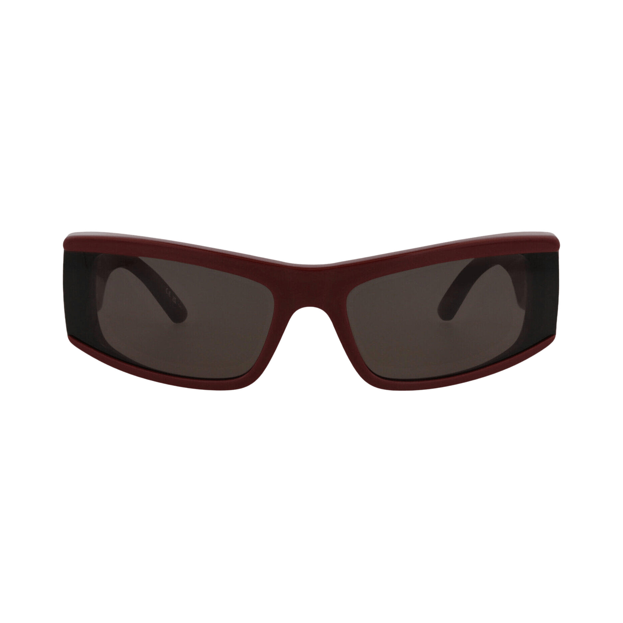 Balenciaga Cat Eye Frame Recycled Acetate Sunglasses 'Burgundy/Grey'