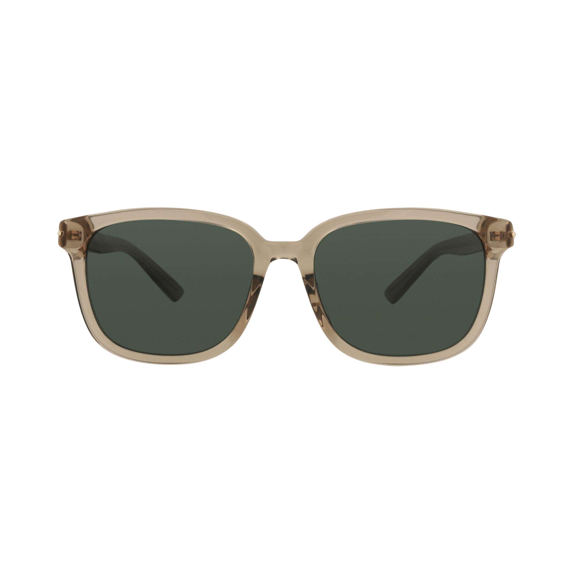 Gucci Square Frame Recycled Acetate Sunglasses 'Brown/Green'