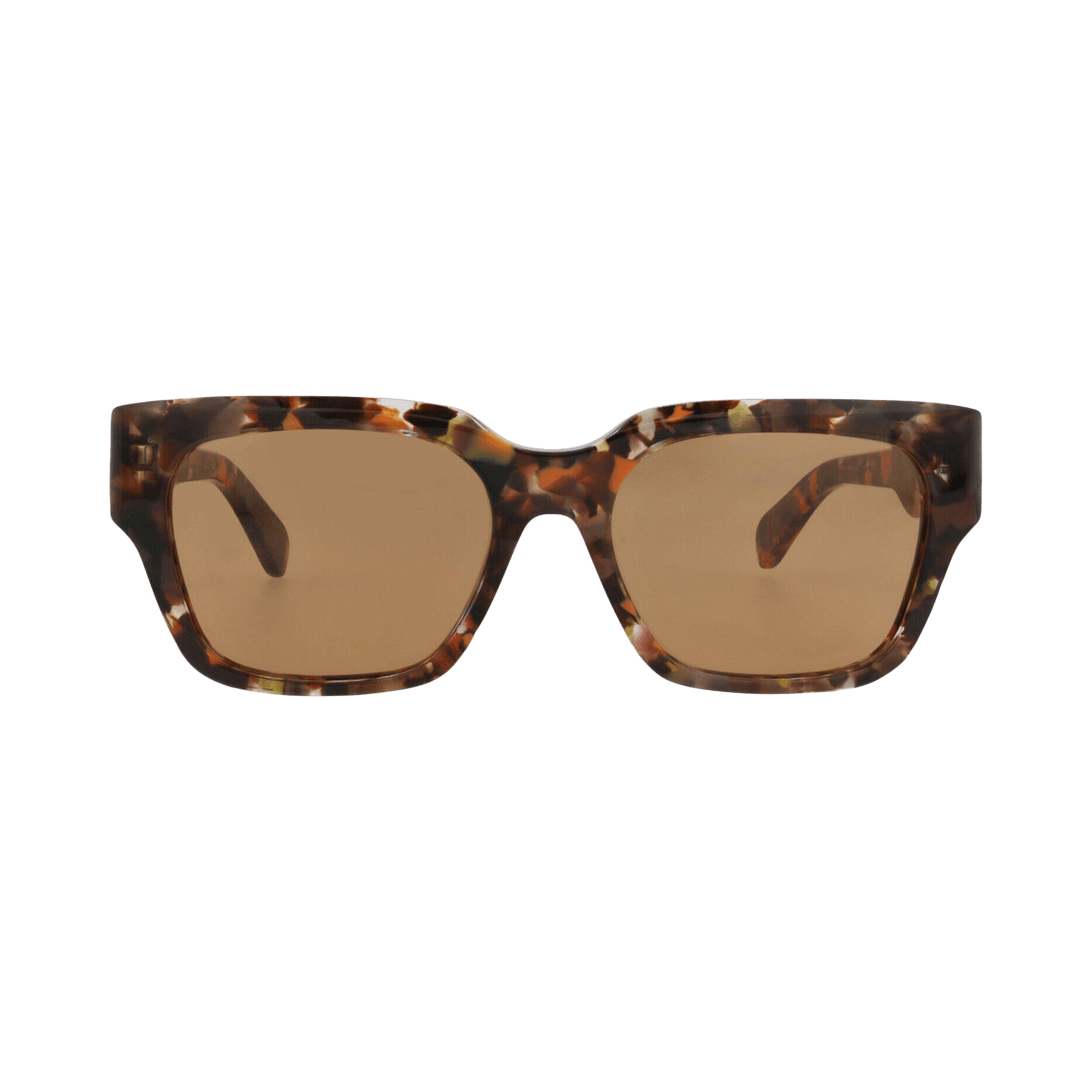 Chloé Square Frame Recycled Acetate Sunglasses 'Havana/Brown'