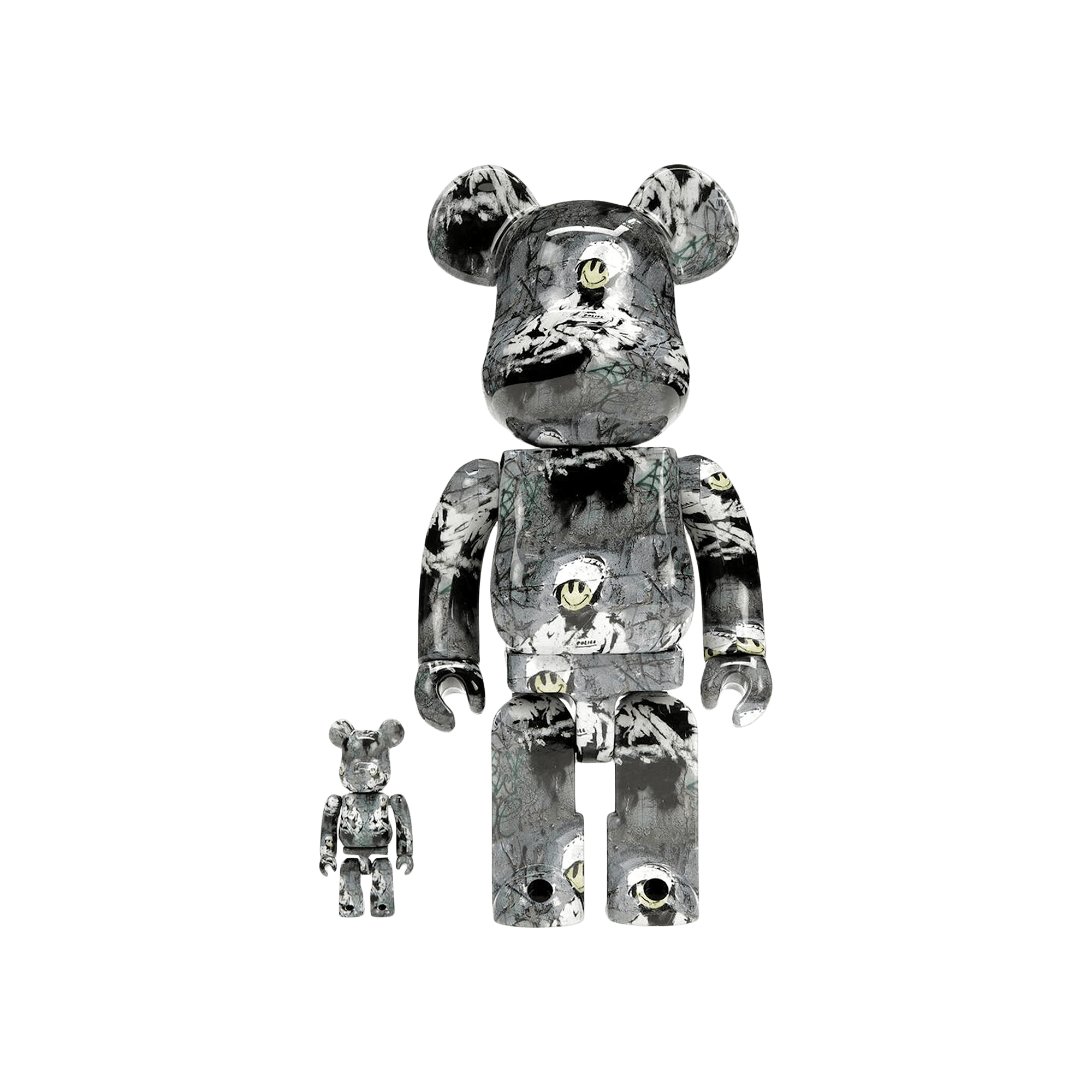 BE@RBRICK x Riot Cop 100% & 400% Set 'Multicolor'