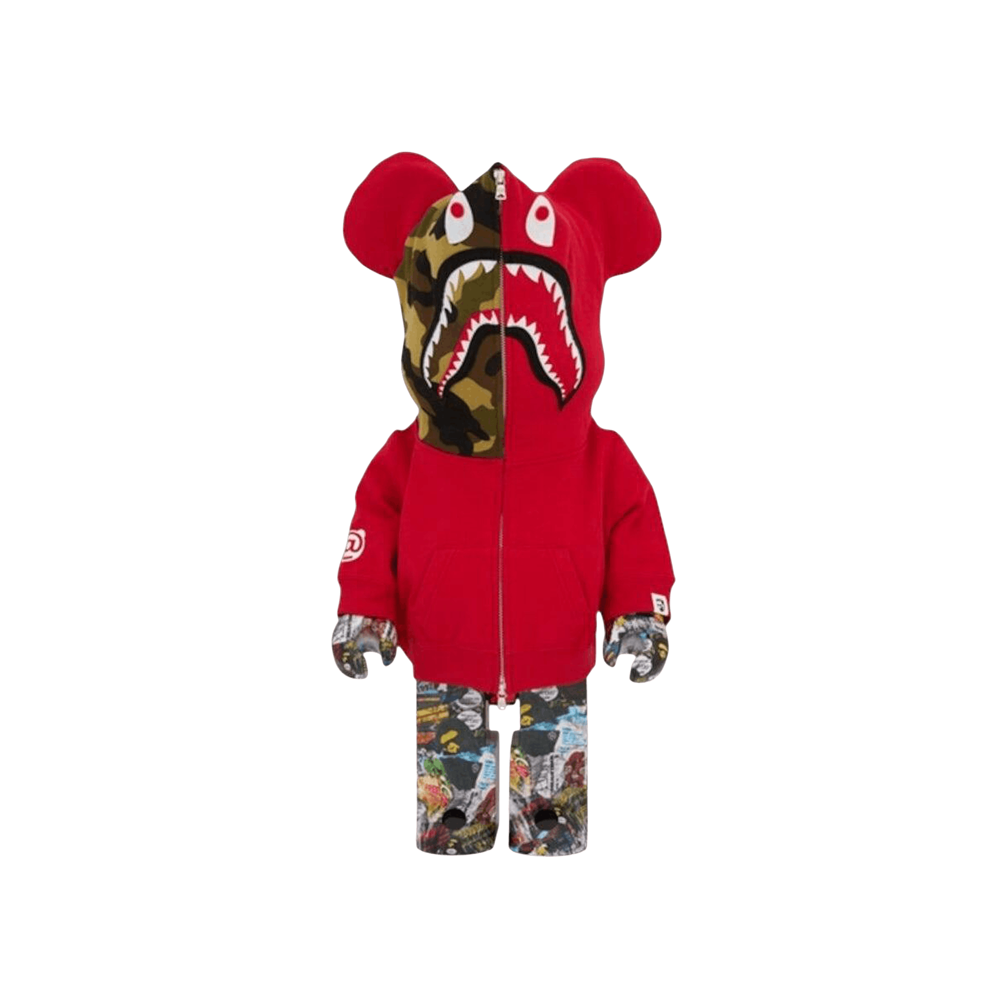 Buy BE@RBRICK x Undercover Logo 1000% 'Red' - 12883 10041BXUL1 RED
