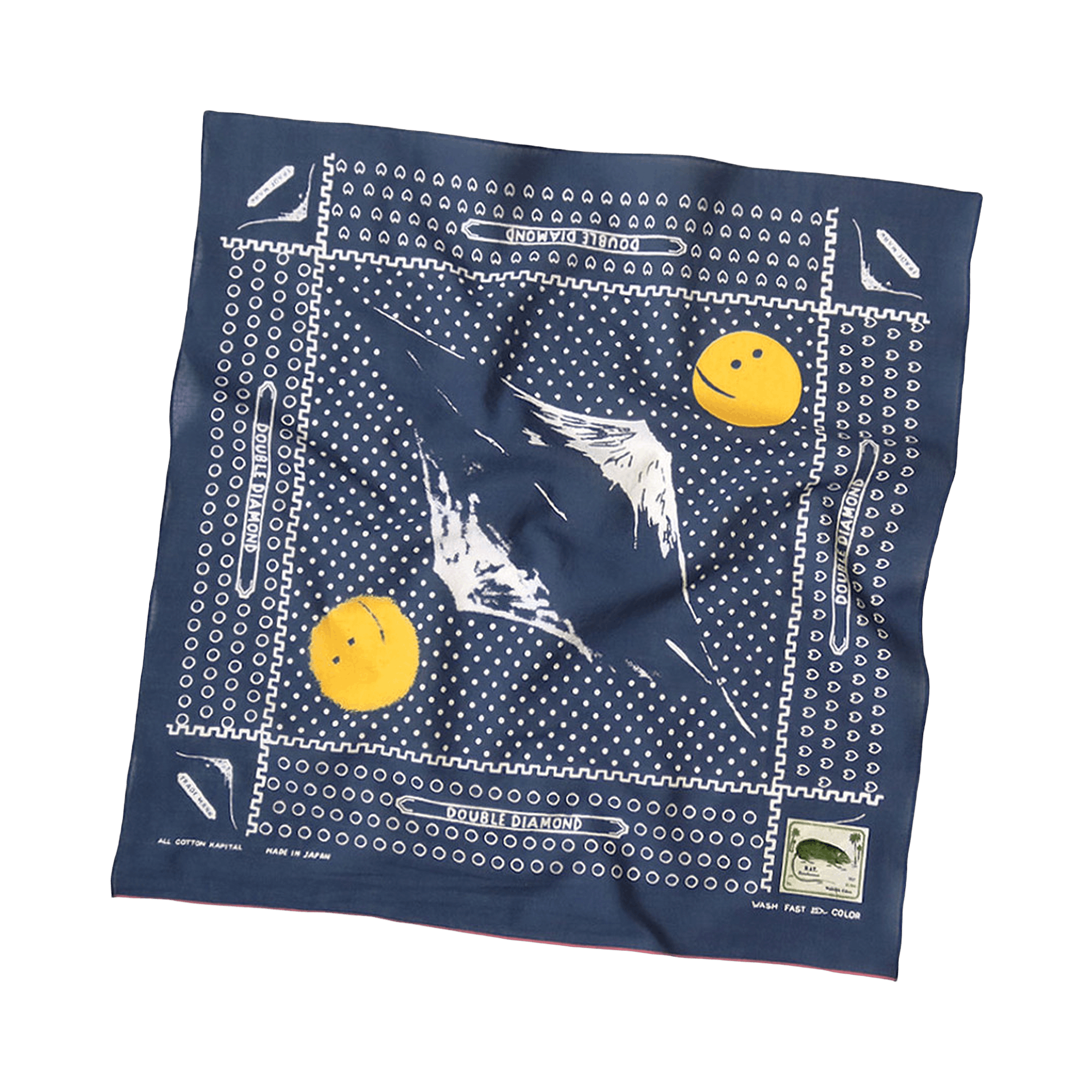 Kapital Fastcolor Selvedge Bandana 'Navy'