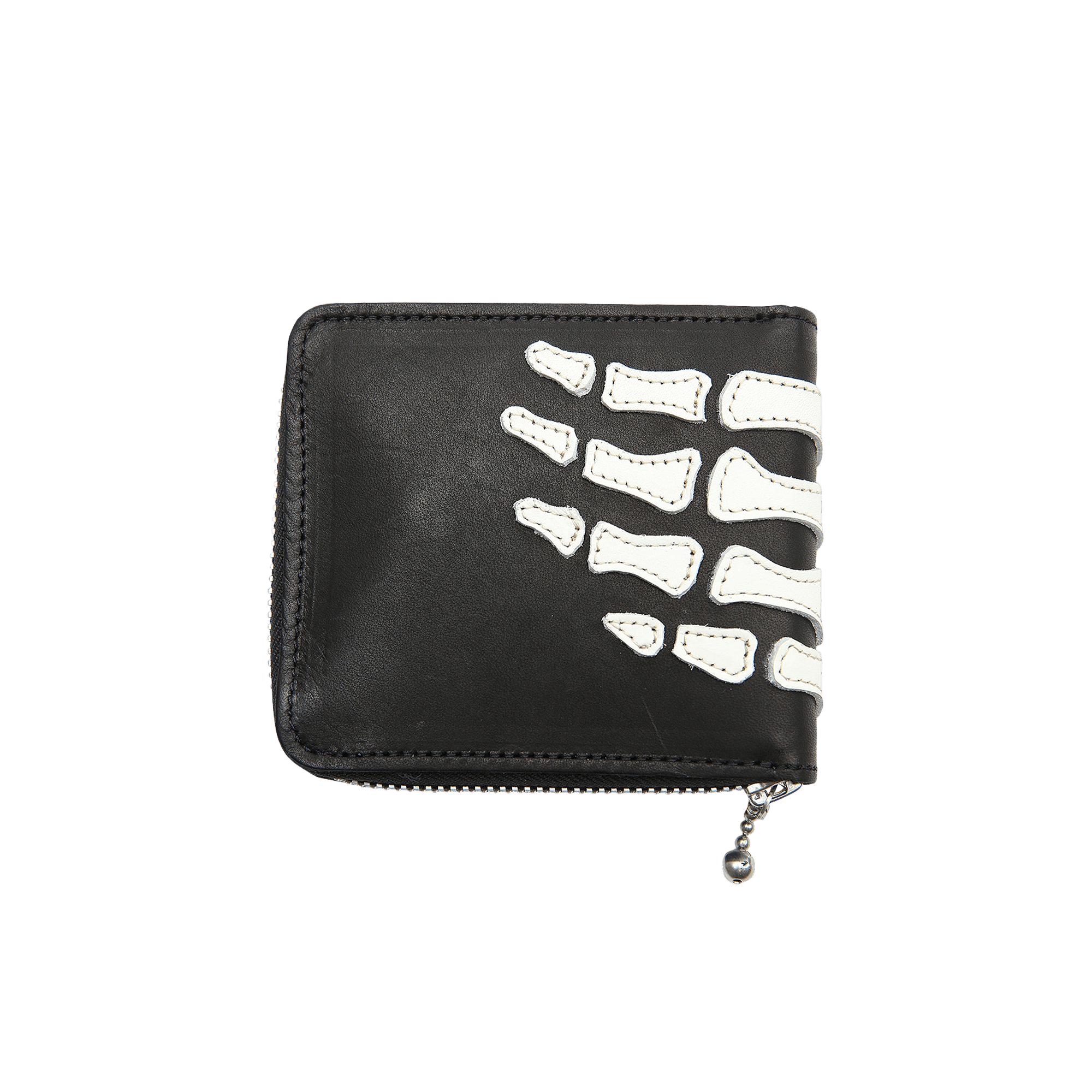 Kapital Thumb Up Bone Hand Zip Long Wallet 'Black'
