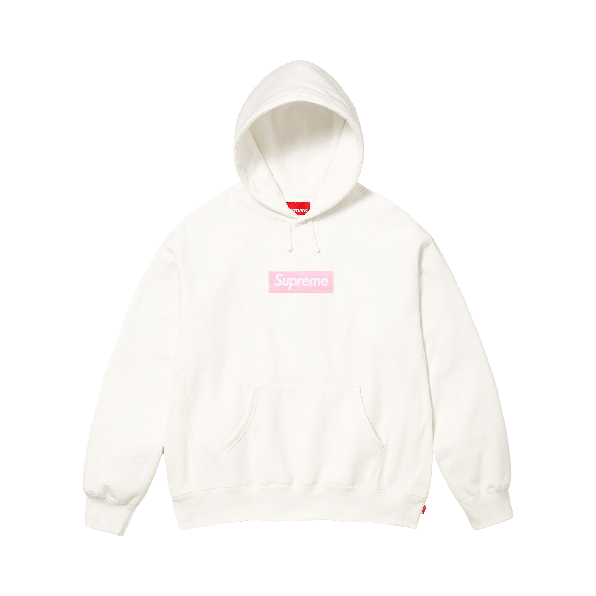 Supreme Box Logo Hooded Sweatshirt 'White'