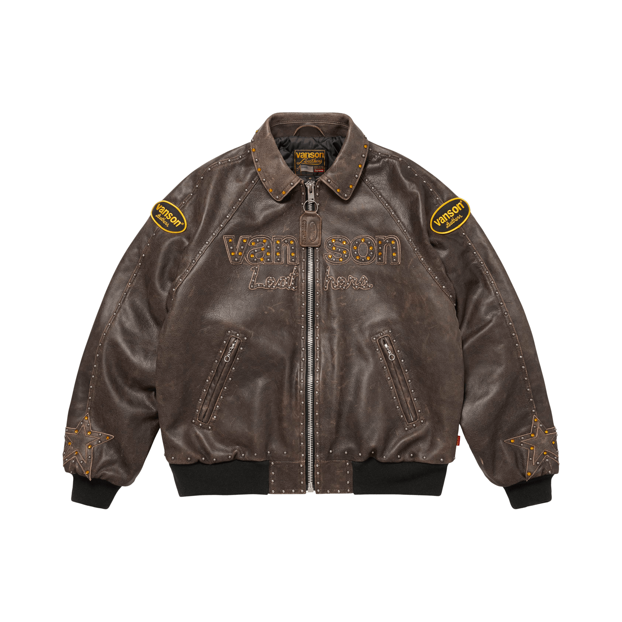 Supreme x Vanson Leathers x B.B. Simon Jacket 'Brown'