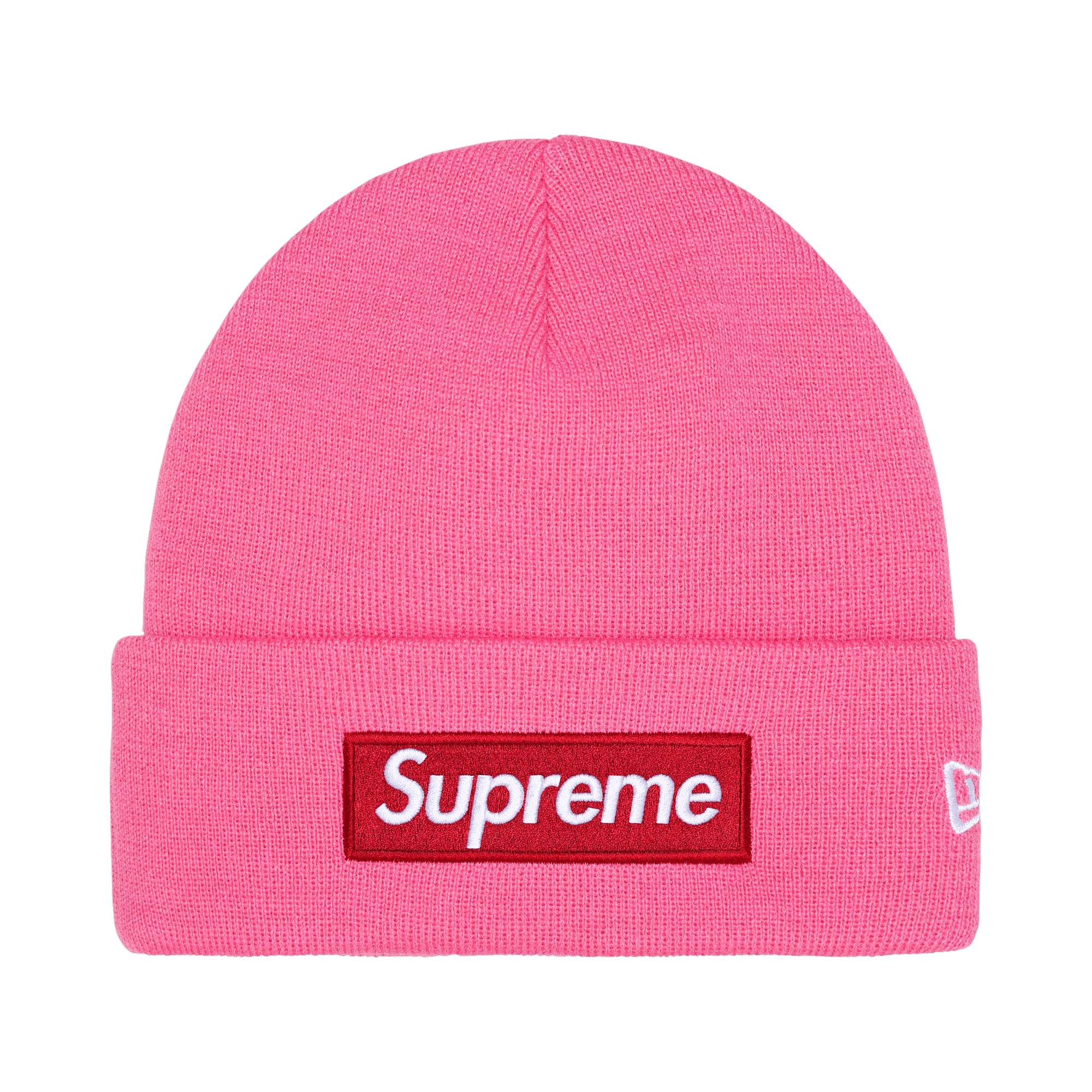 Supreme New Era Box Logo Beanie 'Magenta'