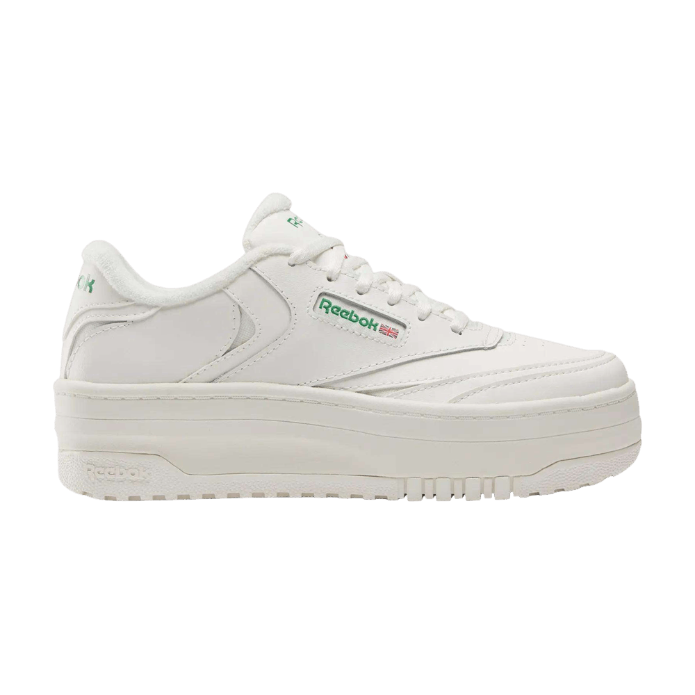 Reebok Kids' Club C Extra Big Kid 'Chalk/Chalk/Glen Green'