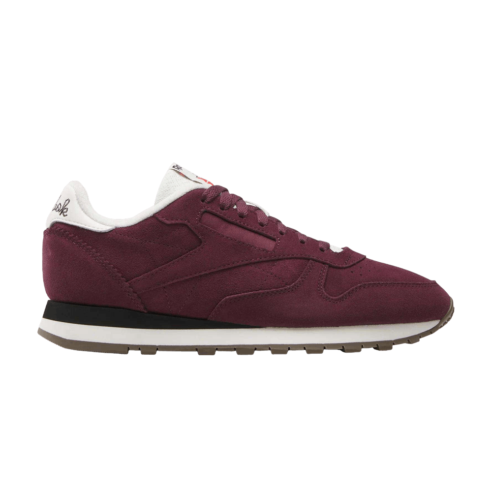 Reebok Classic Leather 'Black Cherry/Chalk/Black'