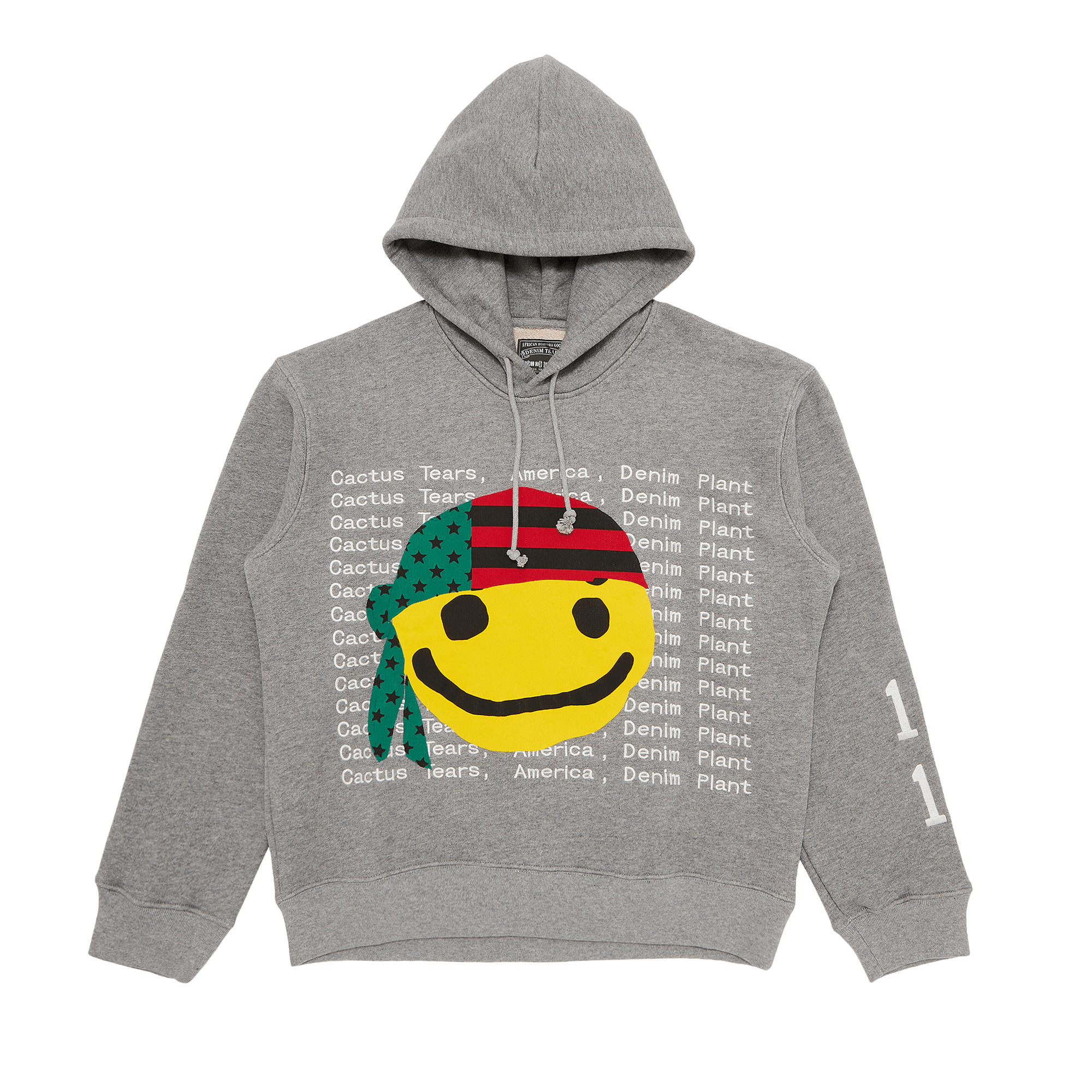 Buy Denim Tears Cotton Wreath Hooded Sweatshirt 'Black Monochrome