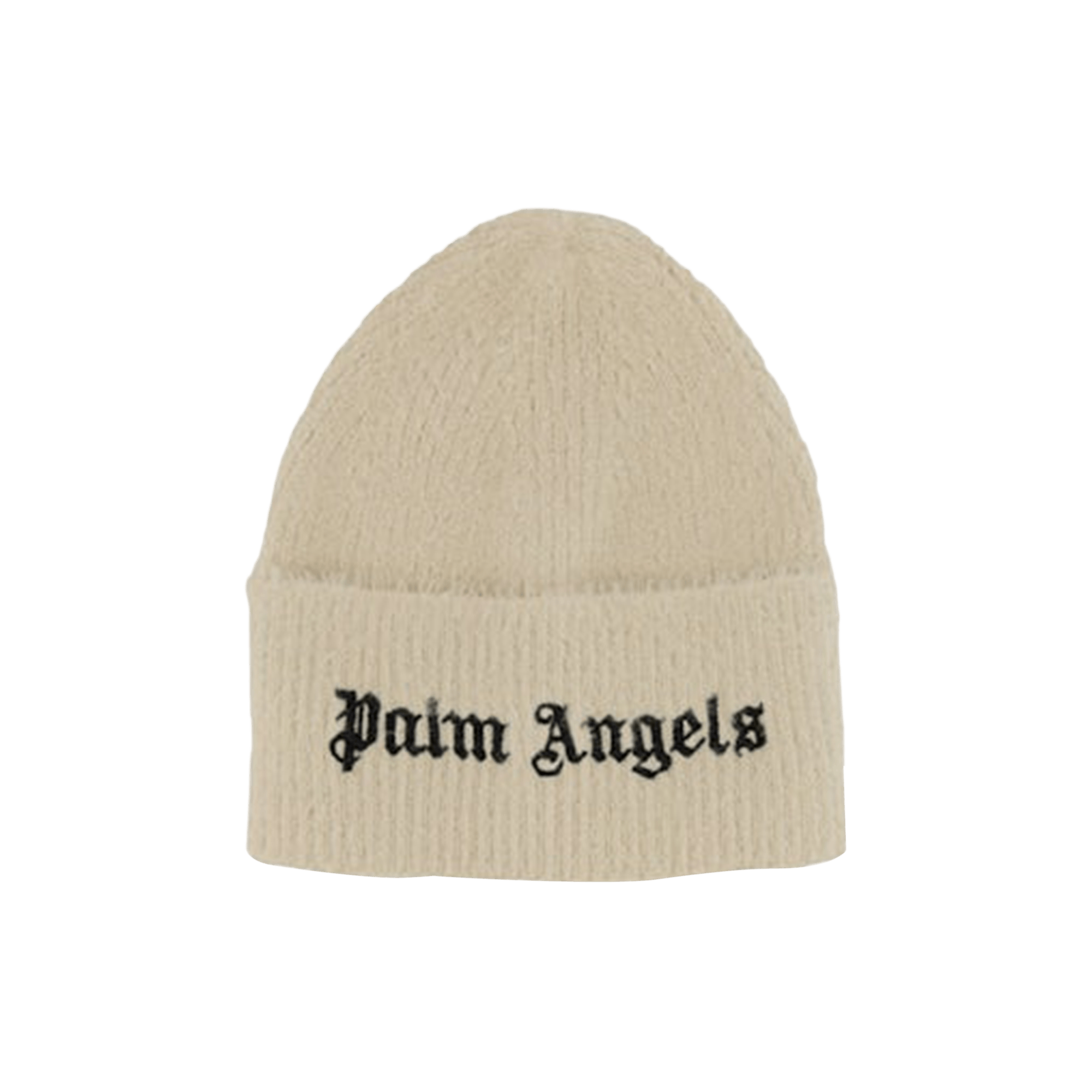 Palm Angels Classic Logo Beanie 'Beige/Black'
