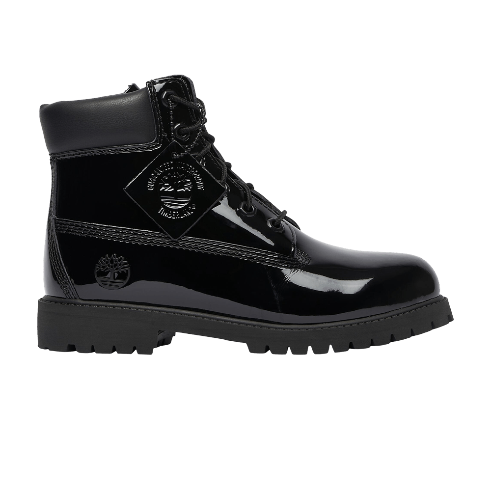 Timberland 6 Inch Premium Waterproof Boot Youth 'Black Patent Leather'