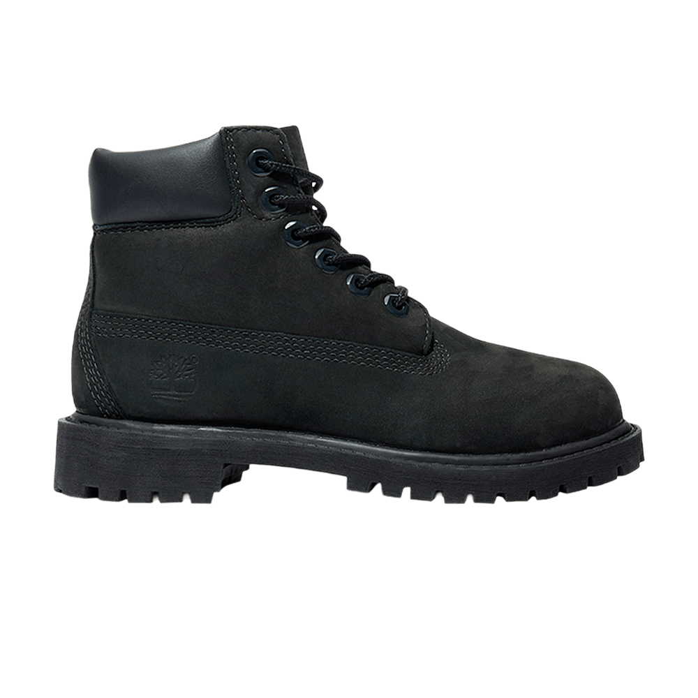 Timberland 6 Inch Premium Waterproof Boot Youth 'Black Nubuck'