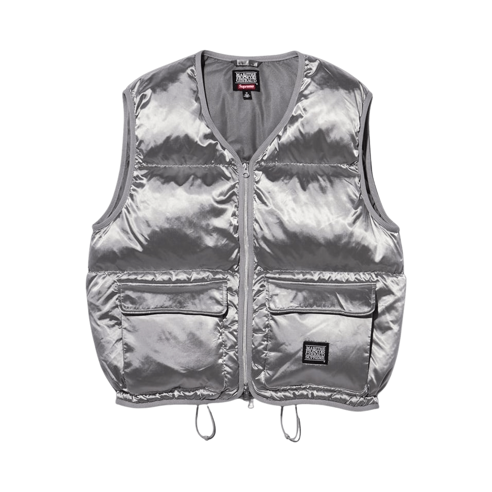 Supreme x Martithé + François Girbaud Down Puffer Vest 'Silver'
