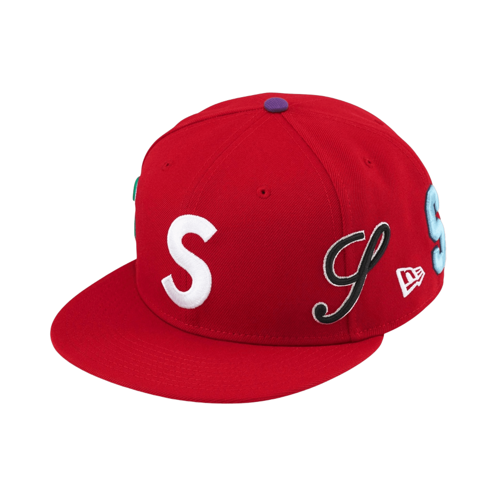 Supreme Multi S Logo New Era 'Red'