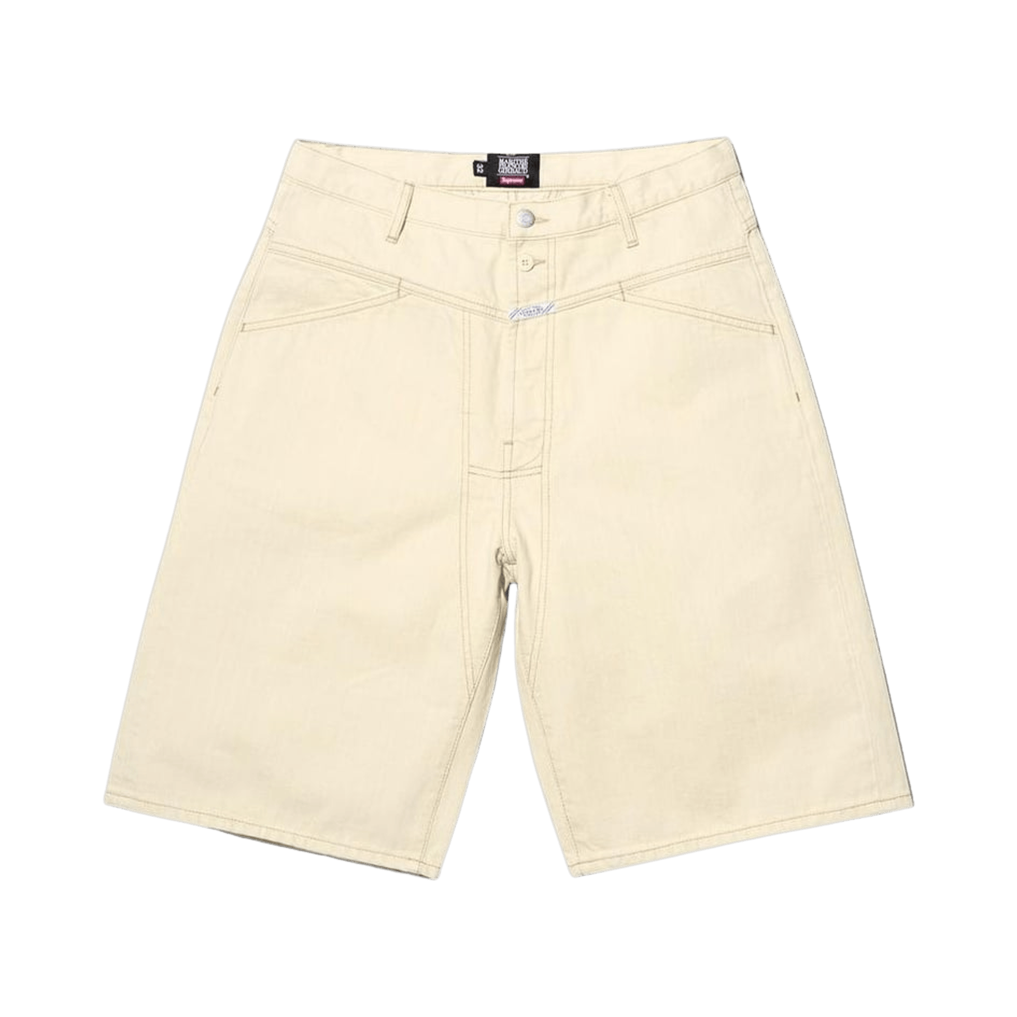 Supreme x Martithé + François Girbaud X-Seam Baggy Denim Short 'Pale Yellow'