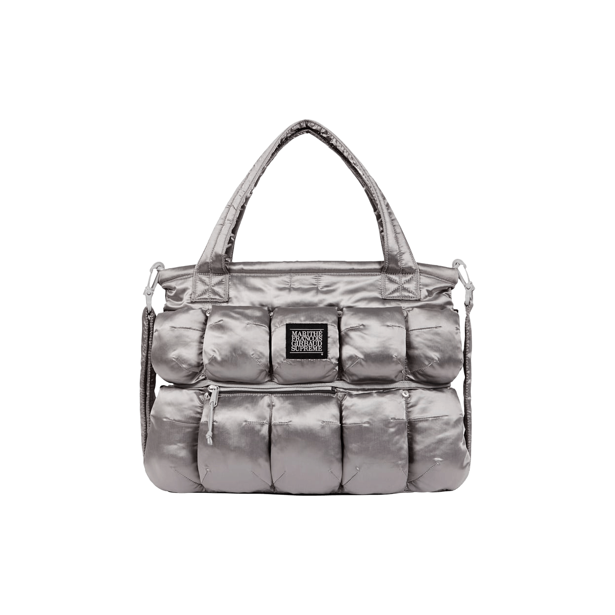 Supreme x Martithé + François Girbaud Pokachu Puffer Tote Bag 'Silver'