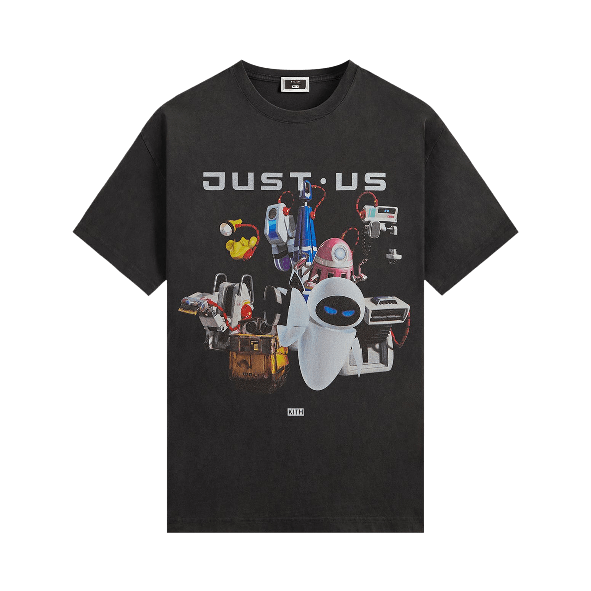Kith x Disney For Pixar Wall-E Just Us Vintage Tee 'Black'
