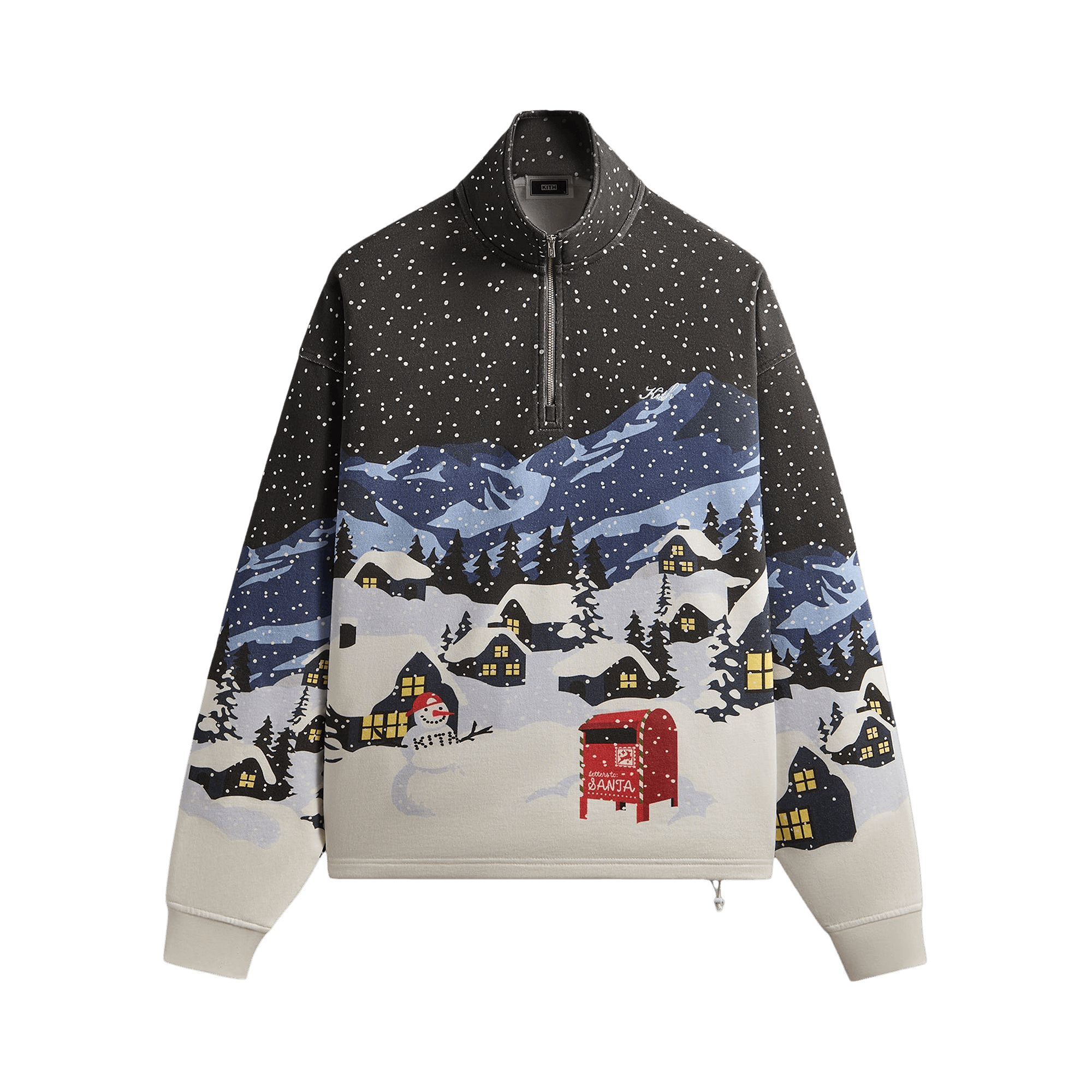Kith Kithmas Village Quarter Zip 'Black'