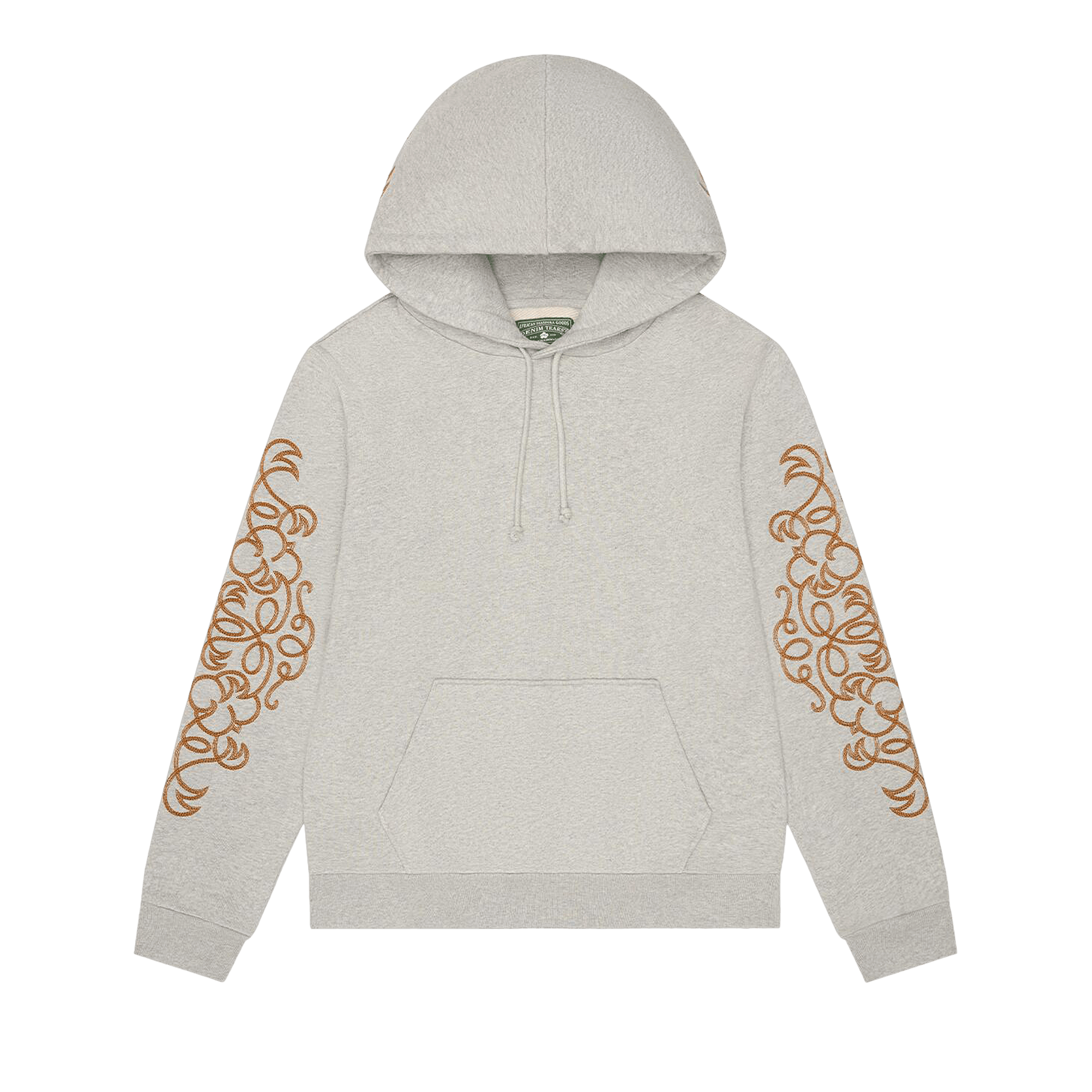 Denim Tears Western Embroidered Hoodie 'Grey'