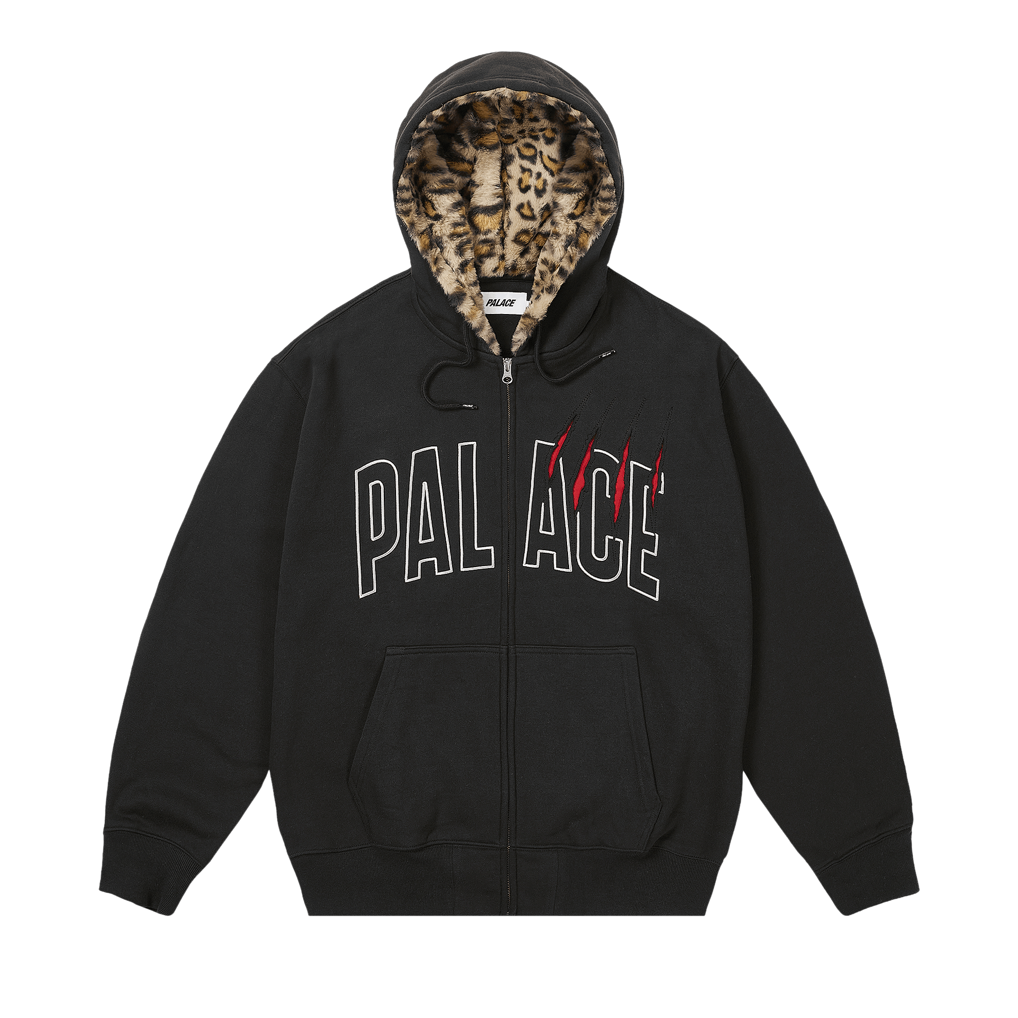 Palace Claw Zip Hood 'Black'