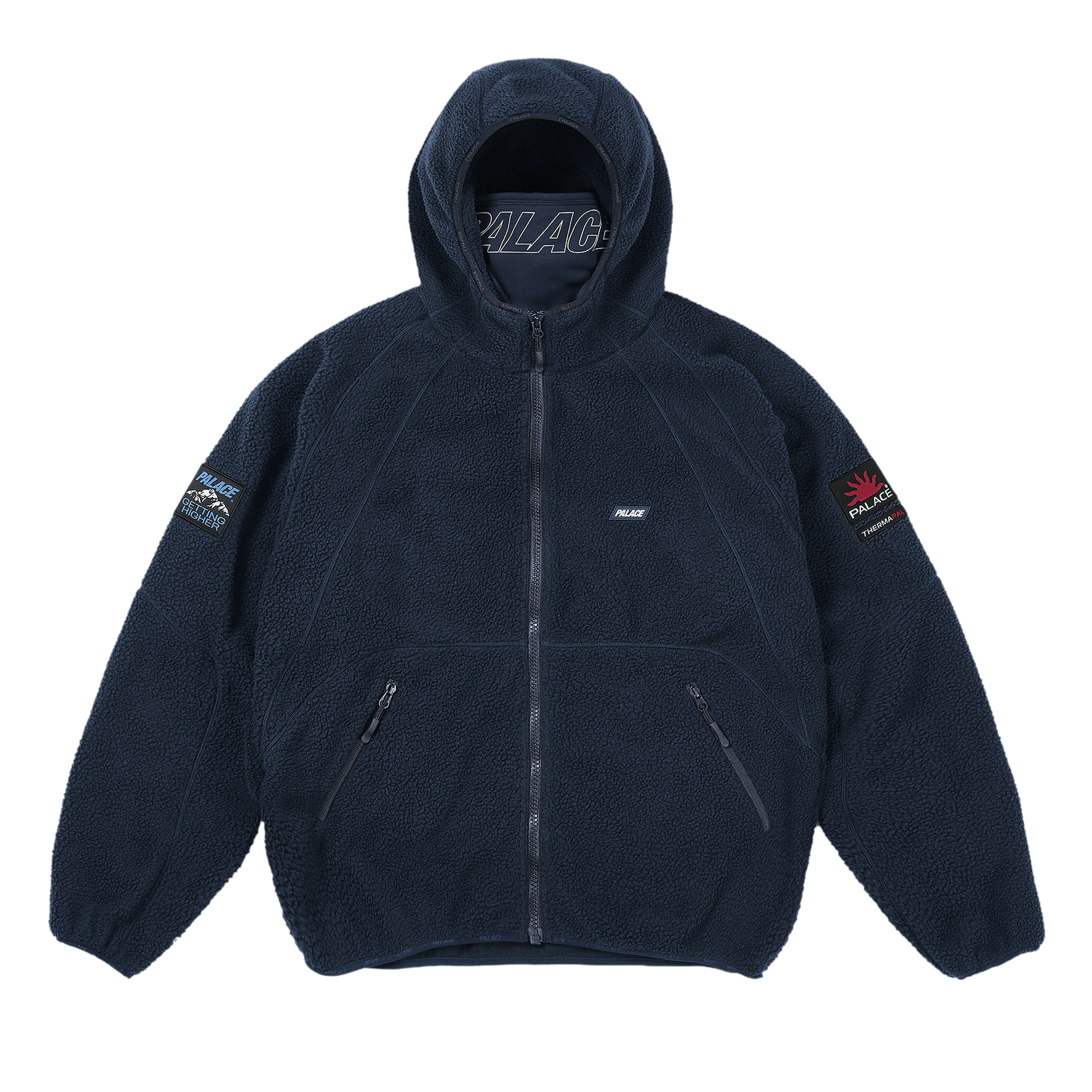 Palace Getting Higher Therma Fleece Jacket 'Navy'