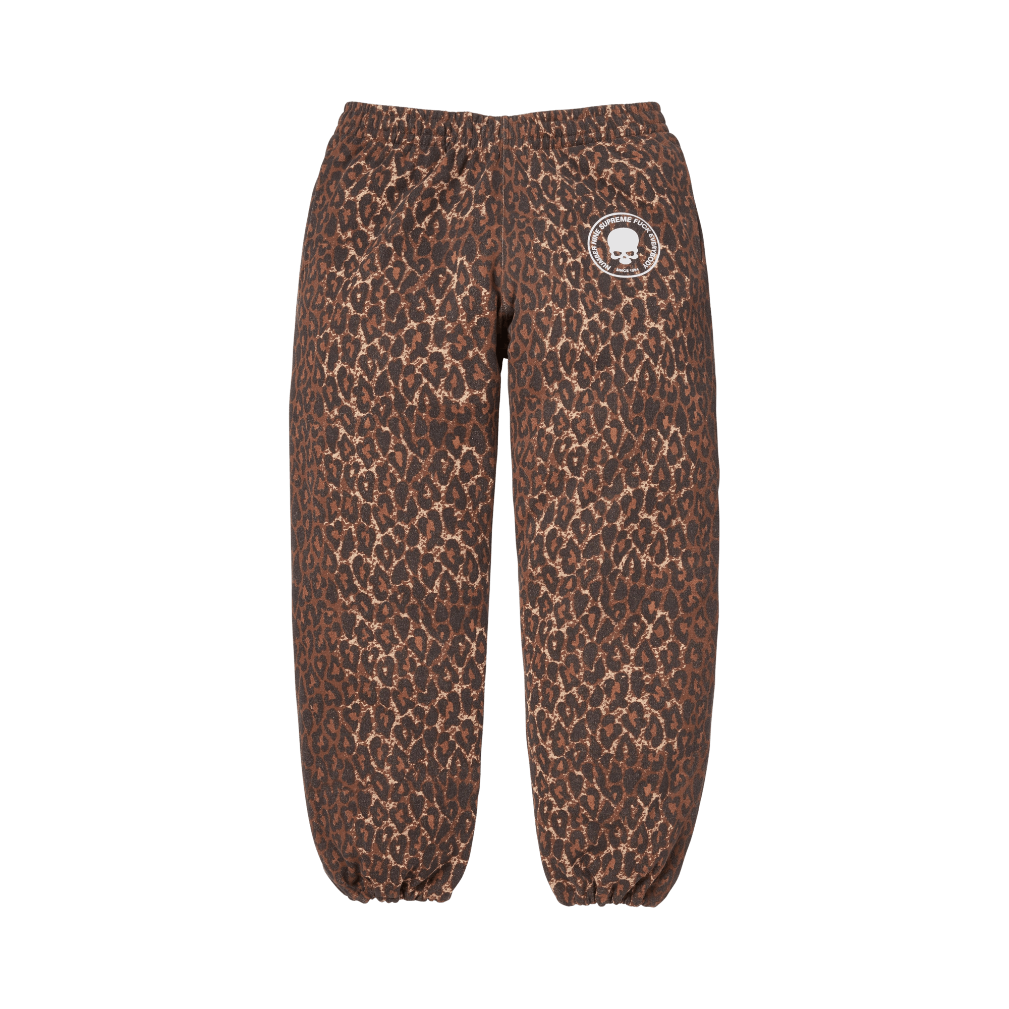 Supreme x Number (N)Ine Drawstring Sweatpant 'Leopard'