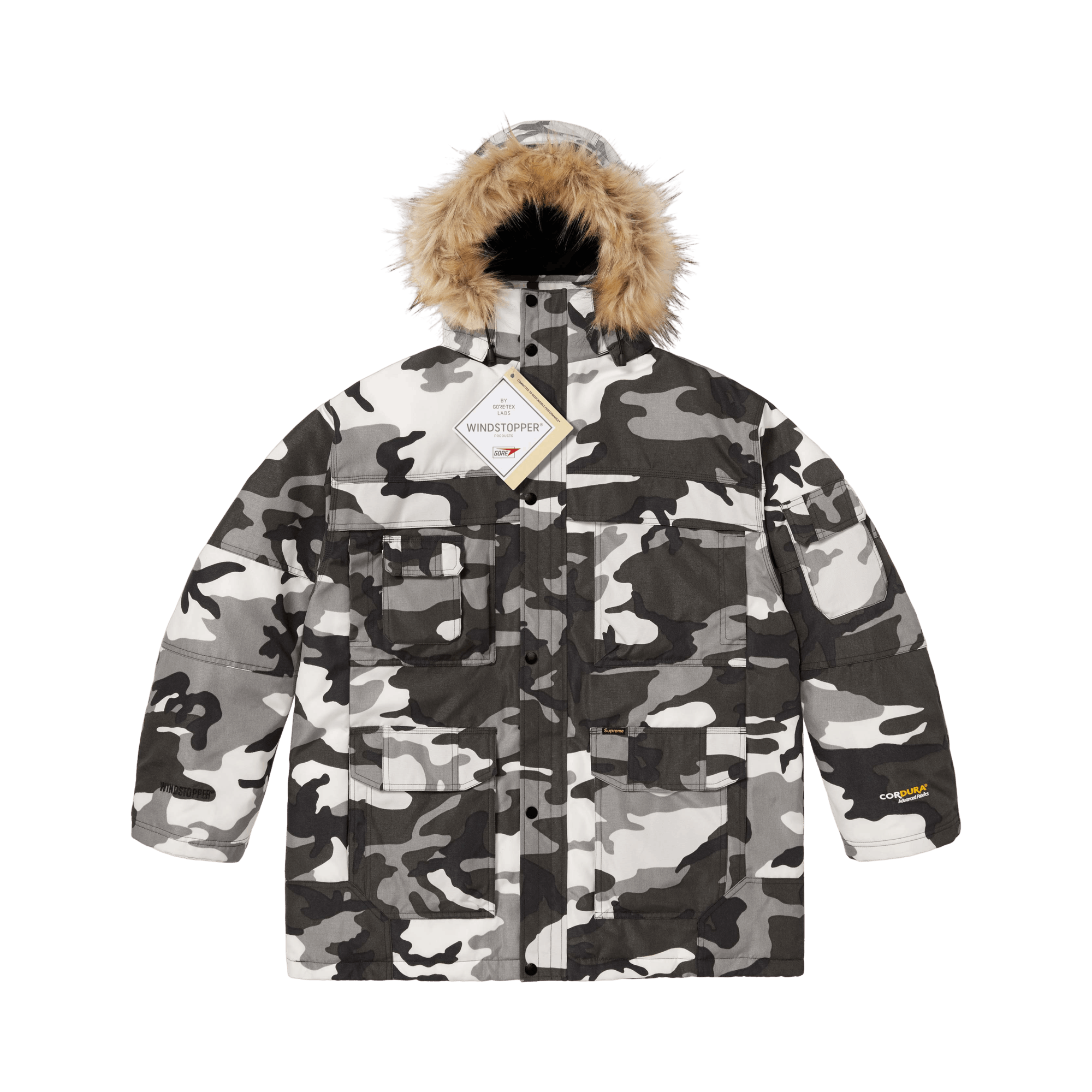 Supreme Cordura Snorkel Coat 'Snow Camo'