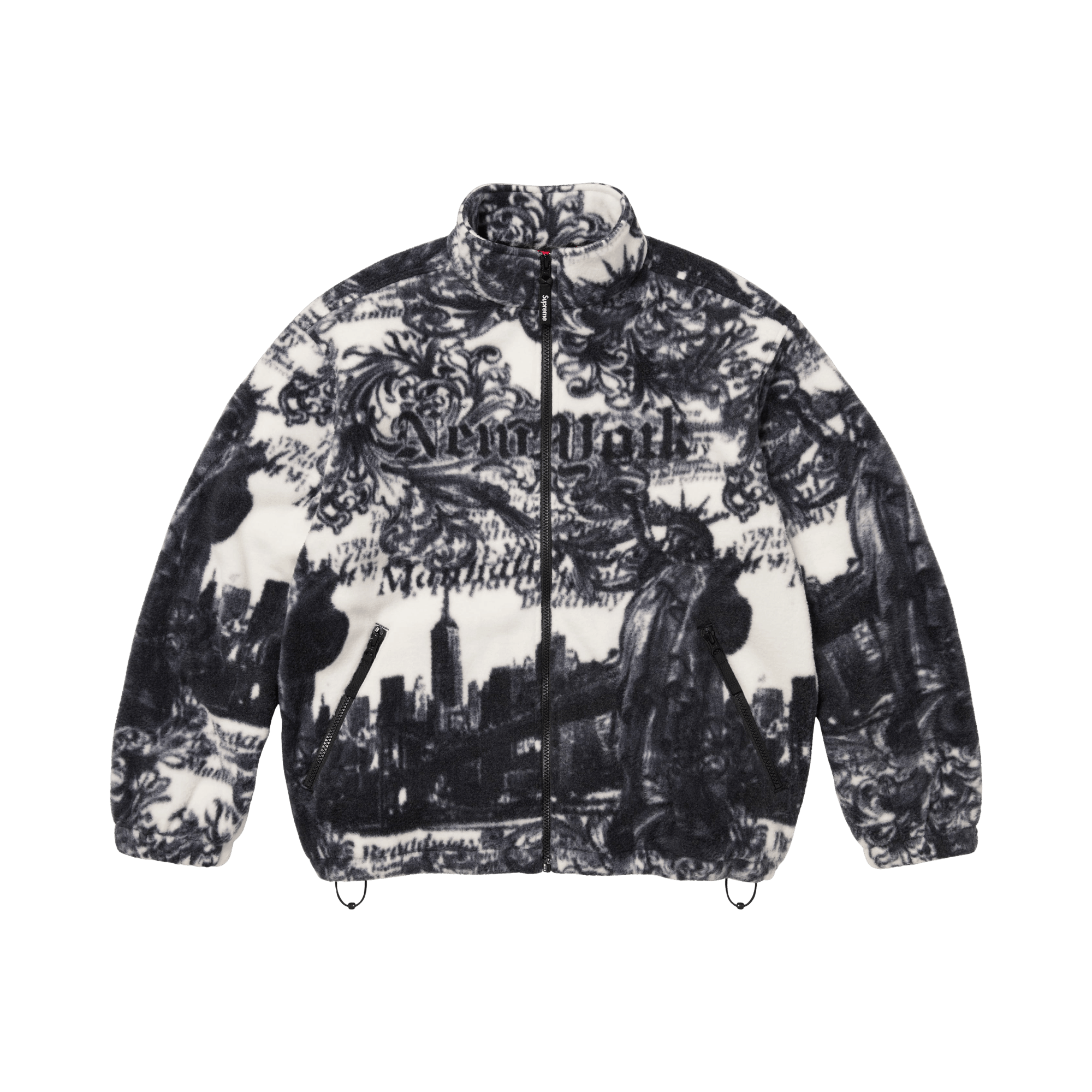 Supreme New York Fleece Jacket 'White'