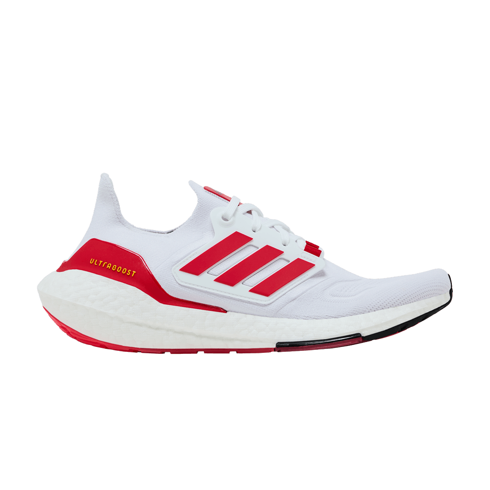 adidas UltraBoost 22 'White Vivid Red'