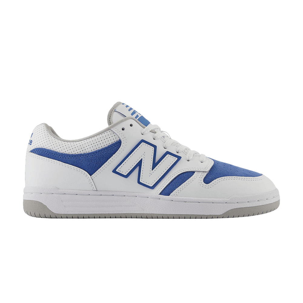 New Balance 480 'White Royal Blue Suede'