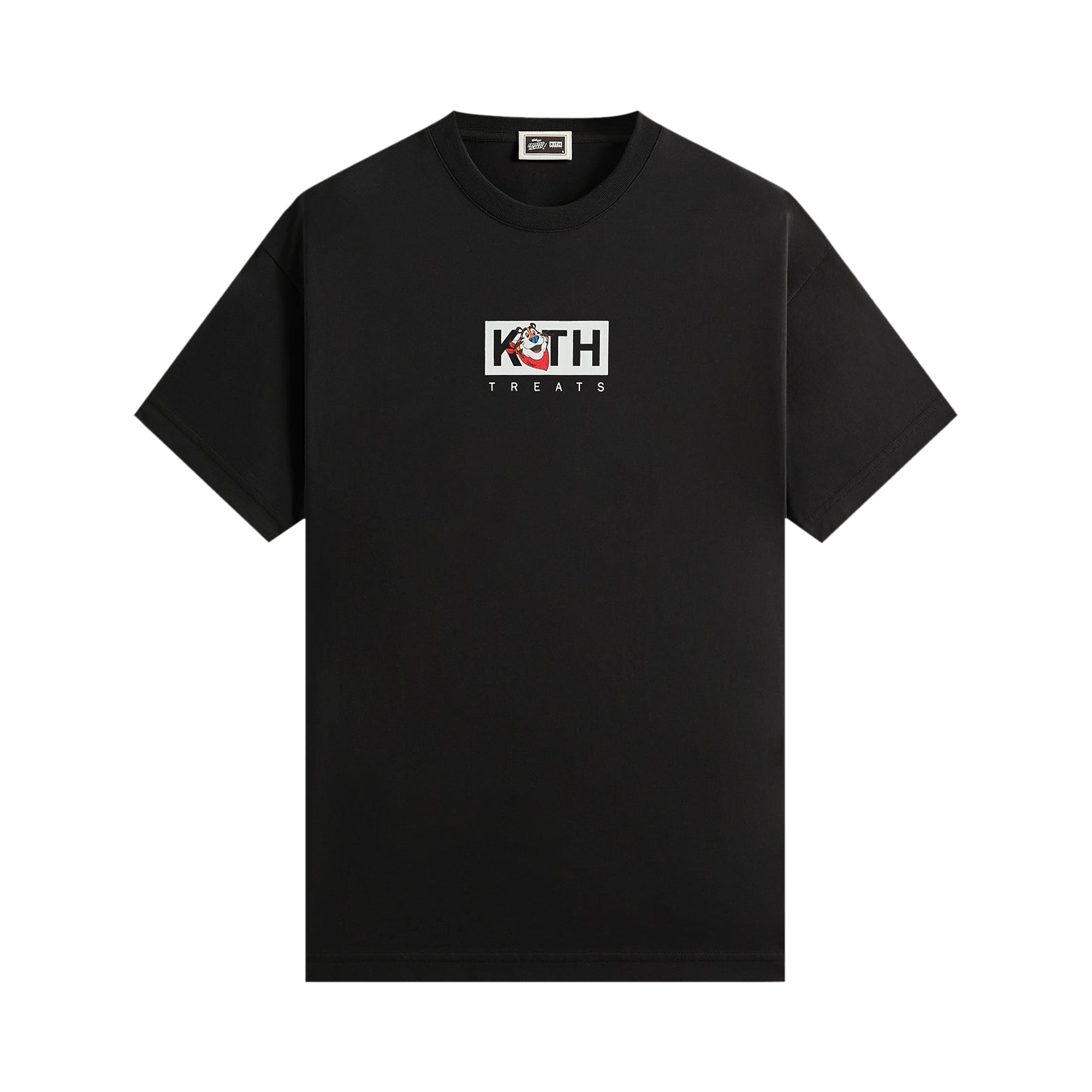 Kith Treats For Kellogg’s Frosted Flakes Cereal & Tony The Tiger Classic Logo Tee 'Black'