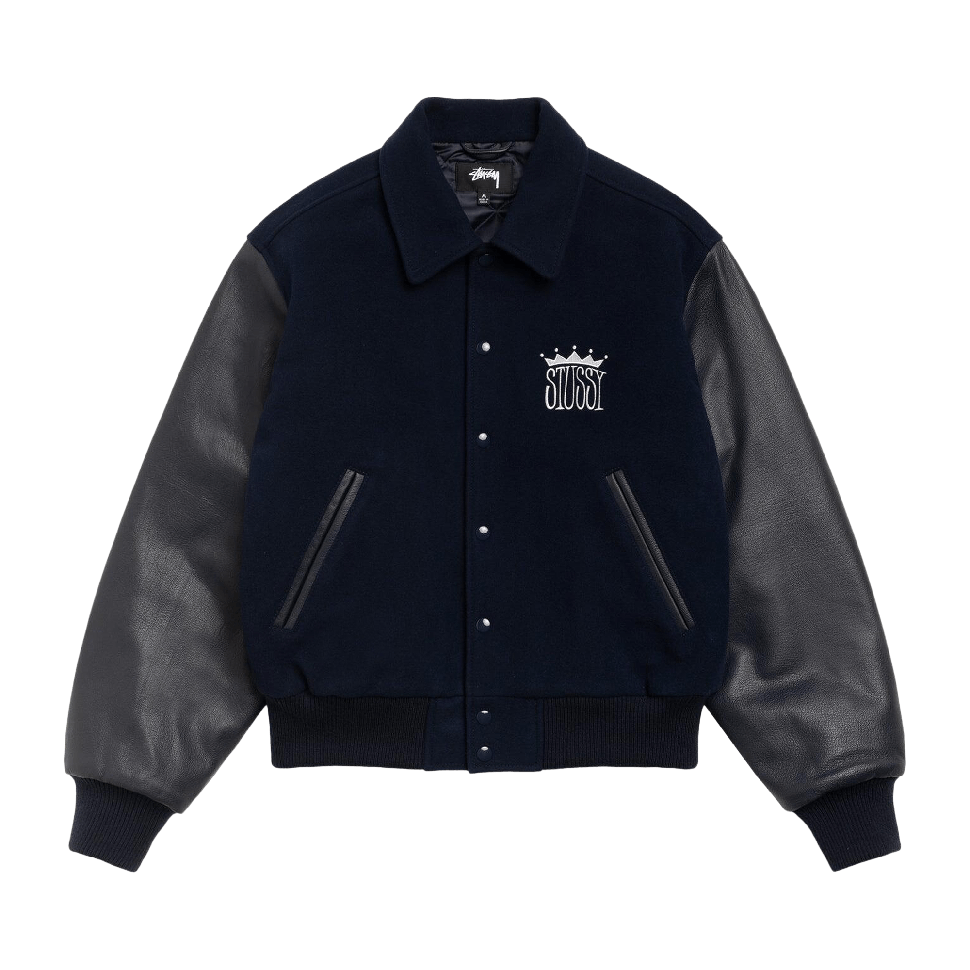 Stussy King Varsity Jacket 'Navy'