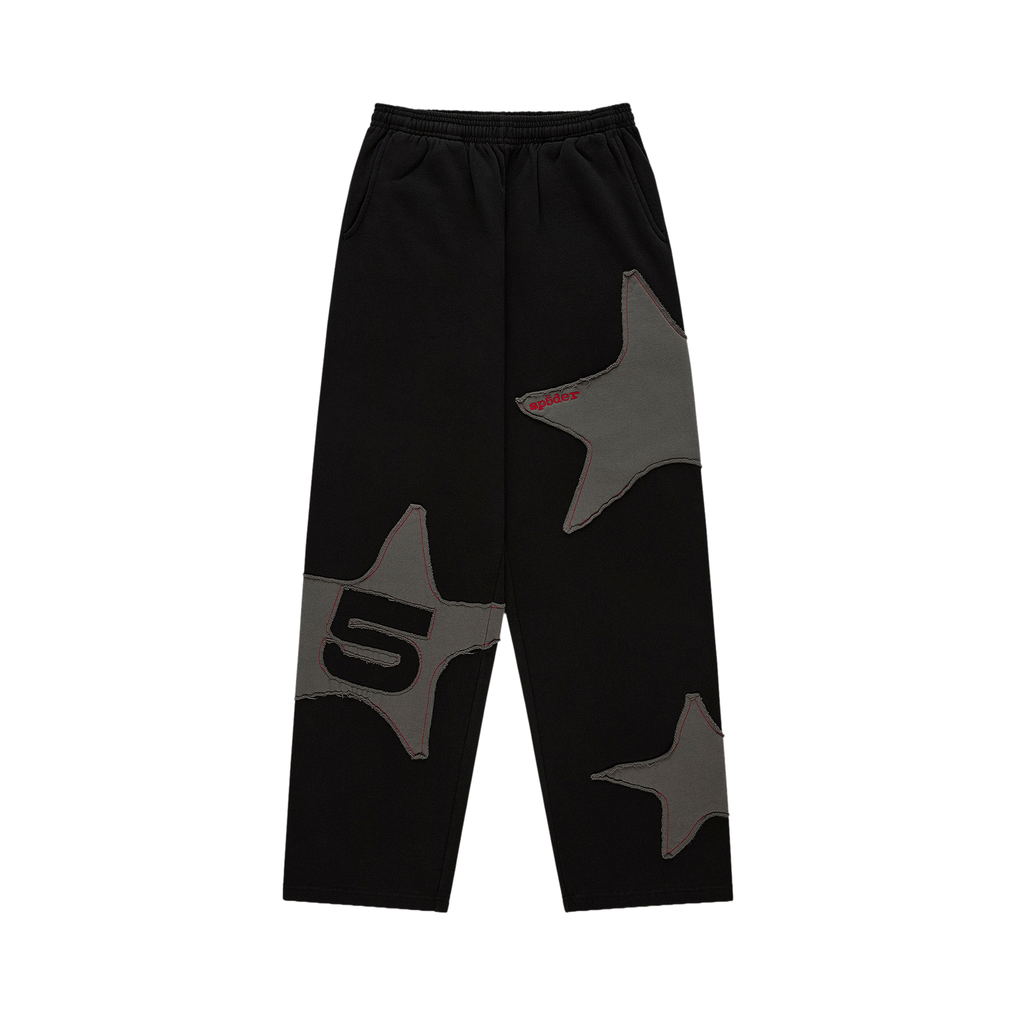 Sp5der Big Star Wide Leg Sweatpant 'Black'